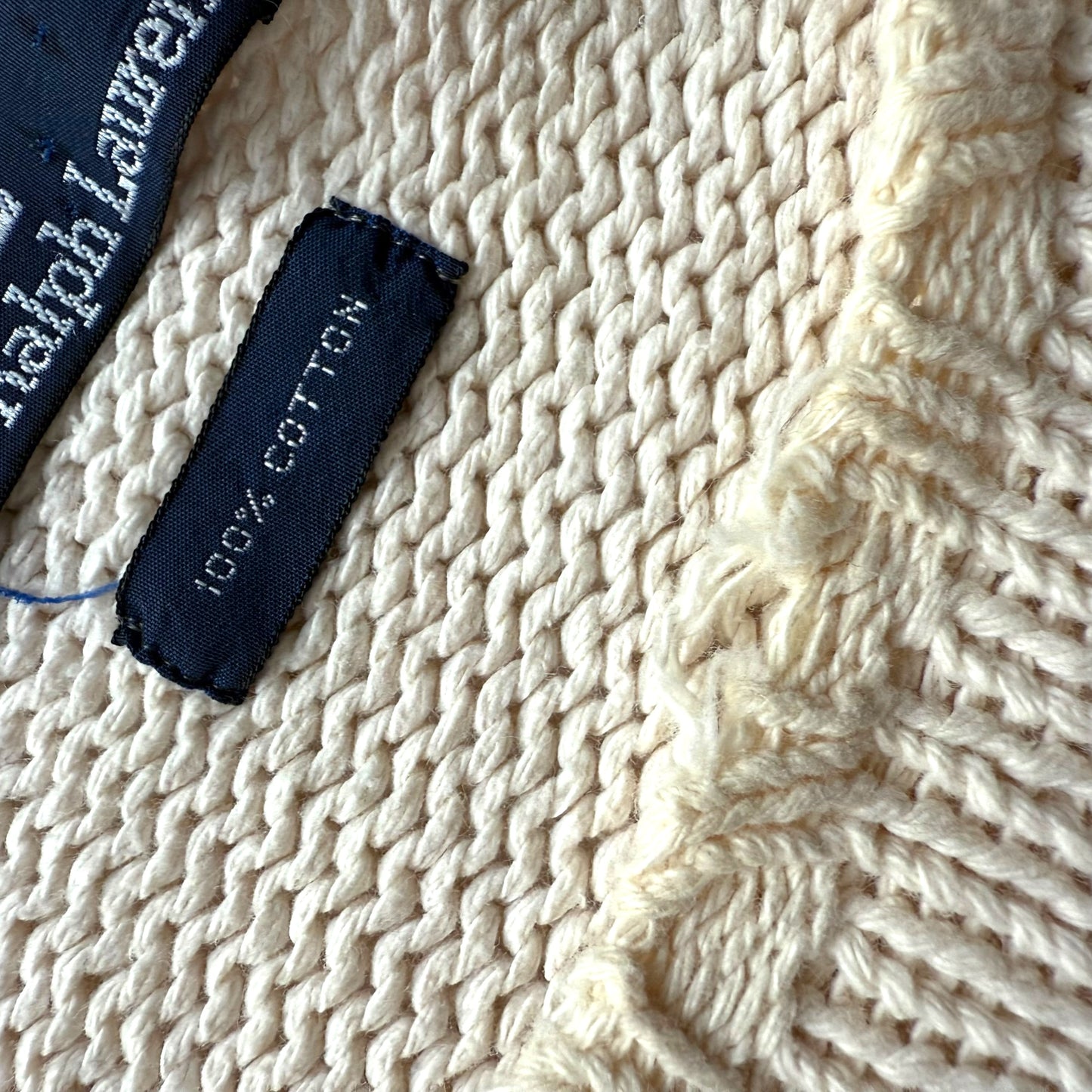 【USED】Polo by Ralph Lauren Crewneck Cotton Sweater