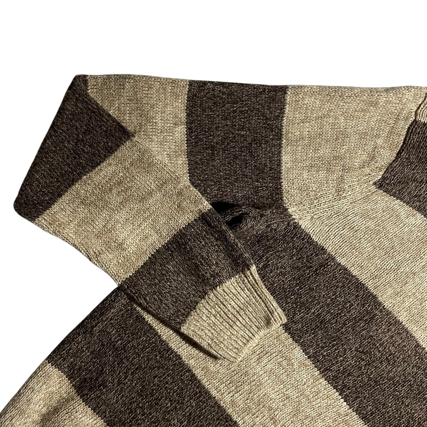 【USED】Chaps Half Zip Border Sweater
