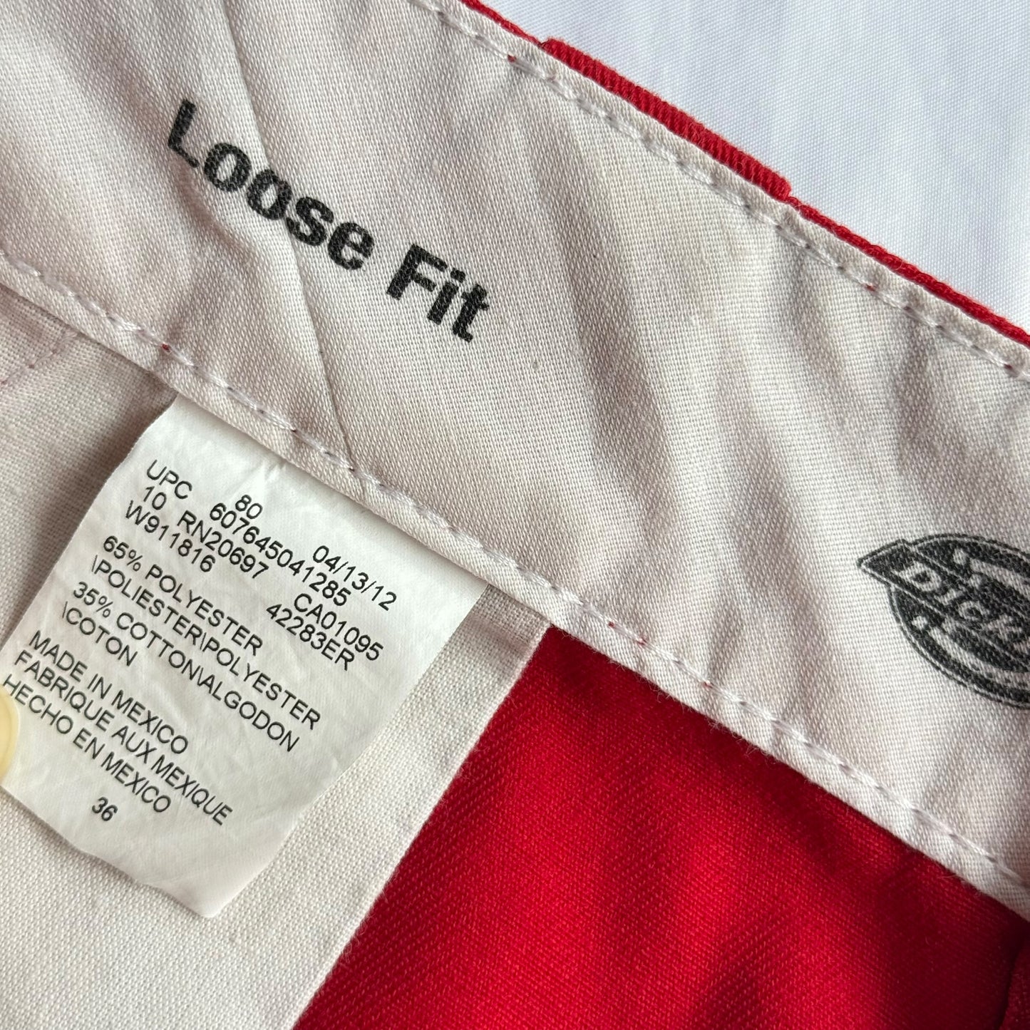 【USED】Dickies ディッキーズ Loose Fit Work Shorts ルーズフィット ハーフパンツ 36インチ