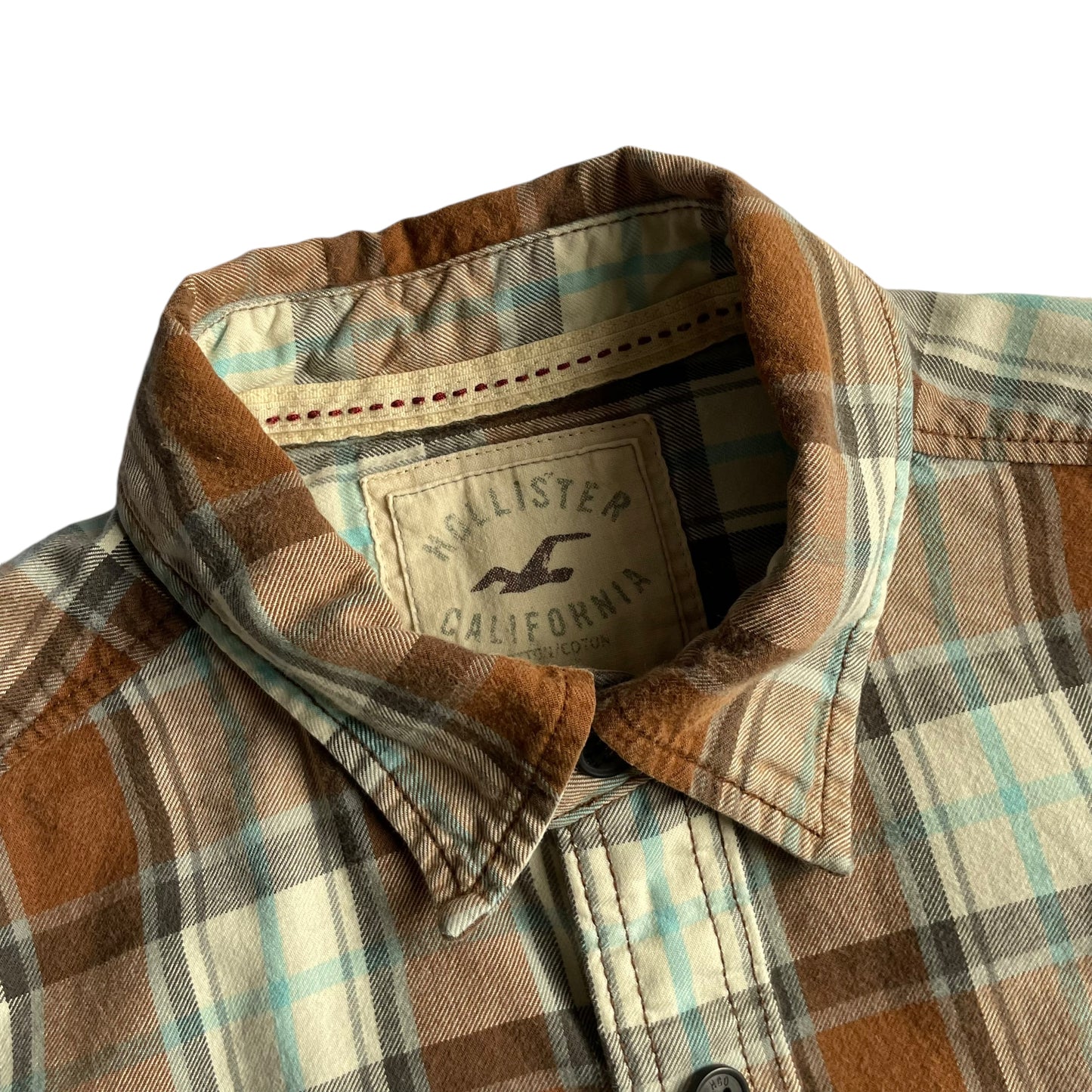 Holister Check L/SL Cotton Shirt