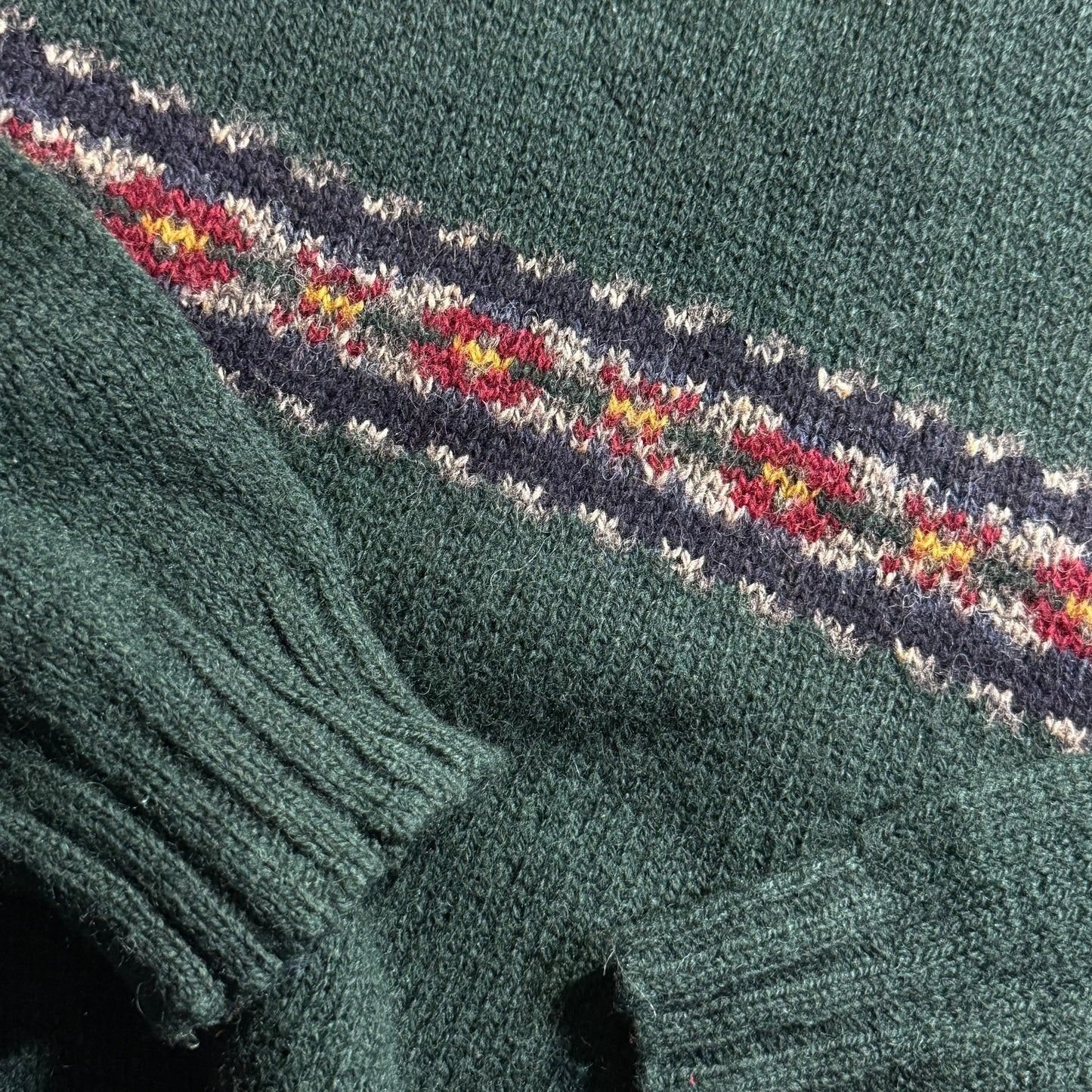 【USED】Woolrich Crewneck Wool Sweater Made in USA