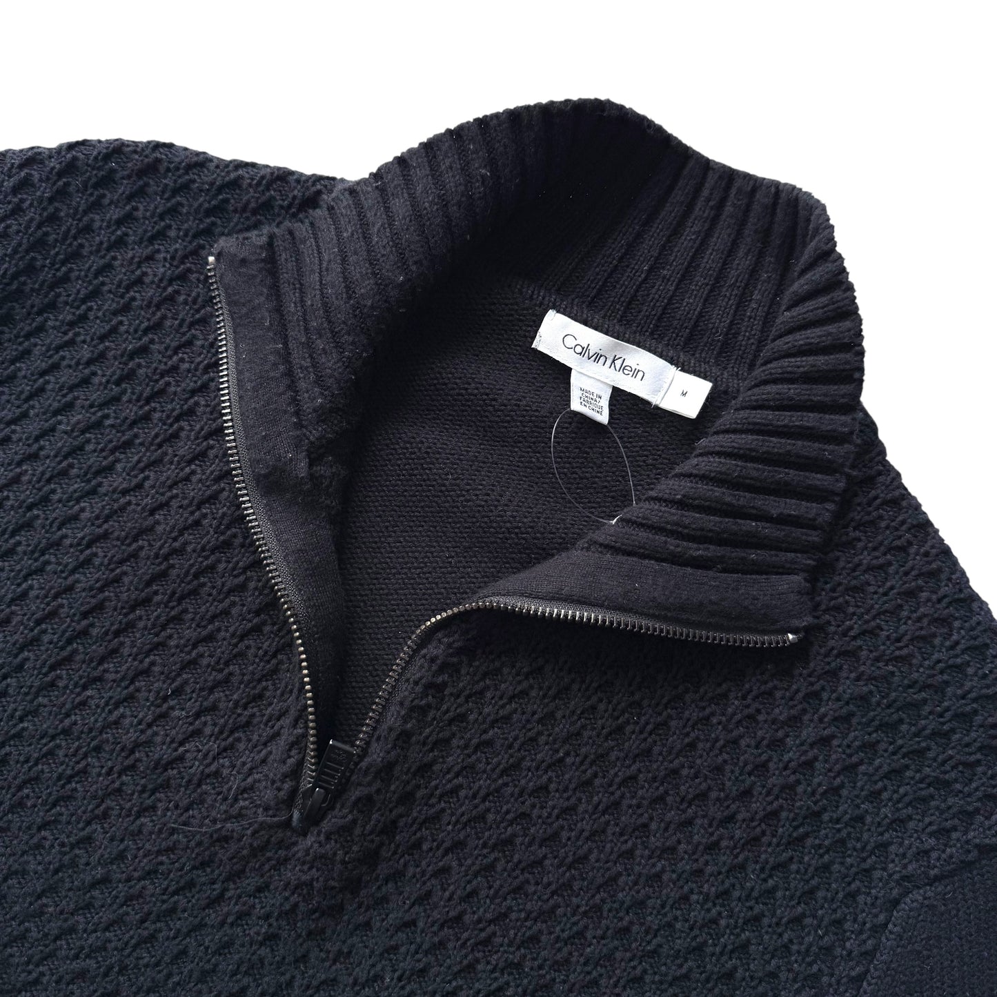 【USED】Calvin Klein Half Zip Sweater