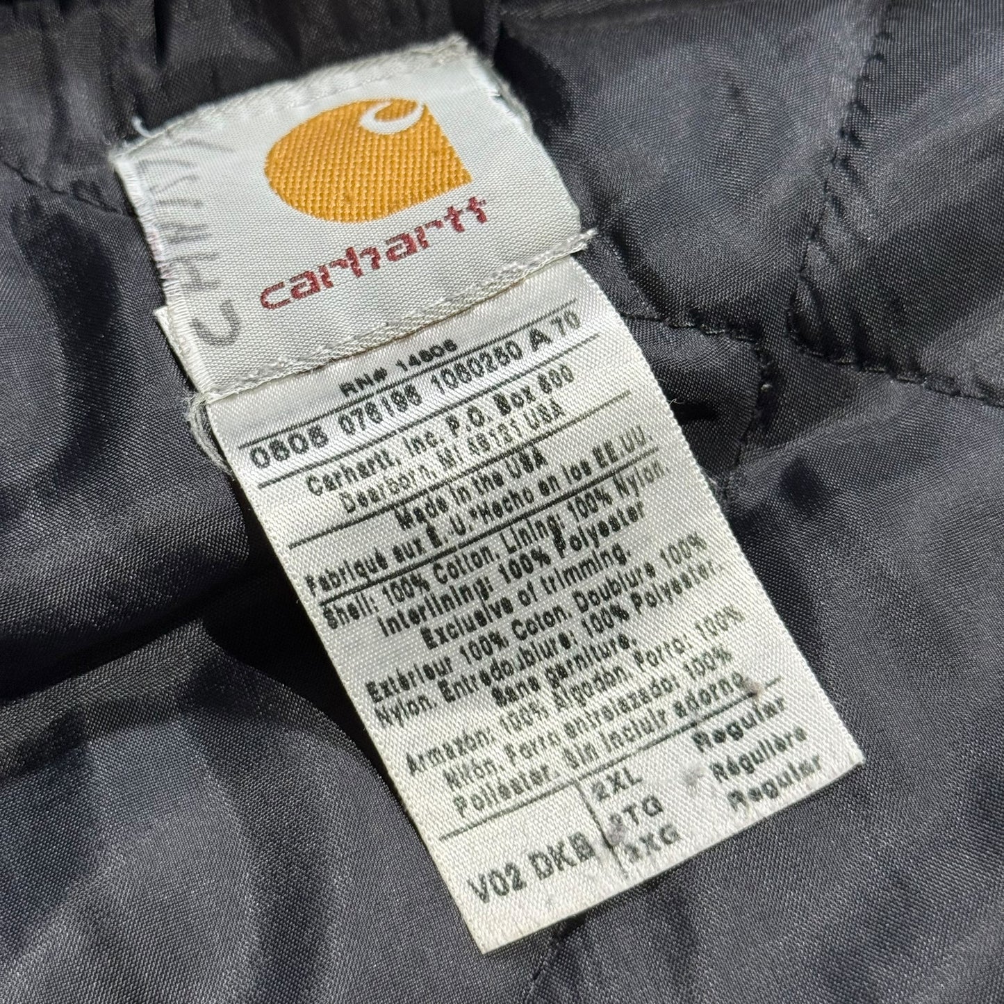 【USED】Carhartt Duck Vest Made in the USA
