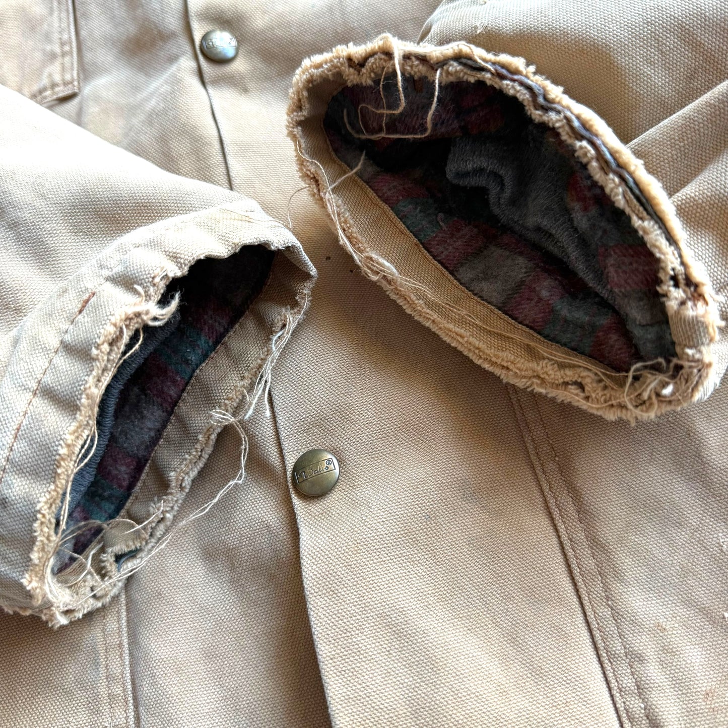 【USED】Walls Corduroy Collar Duck Jacket