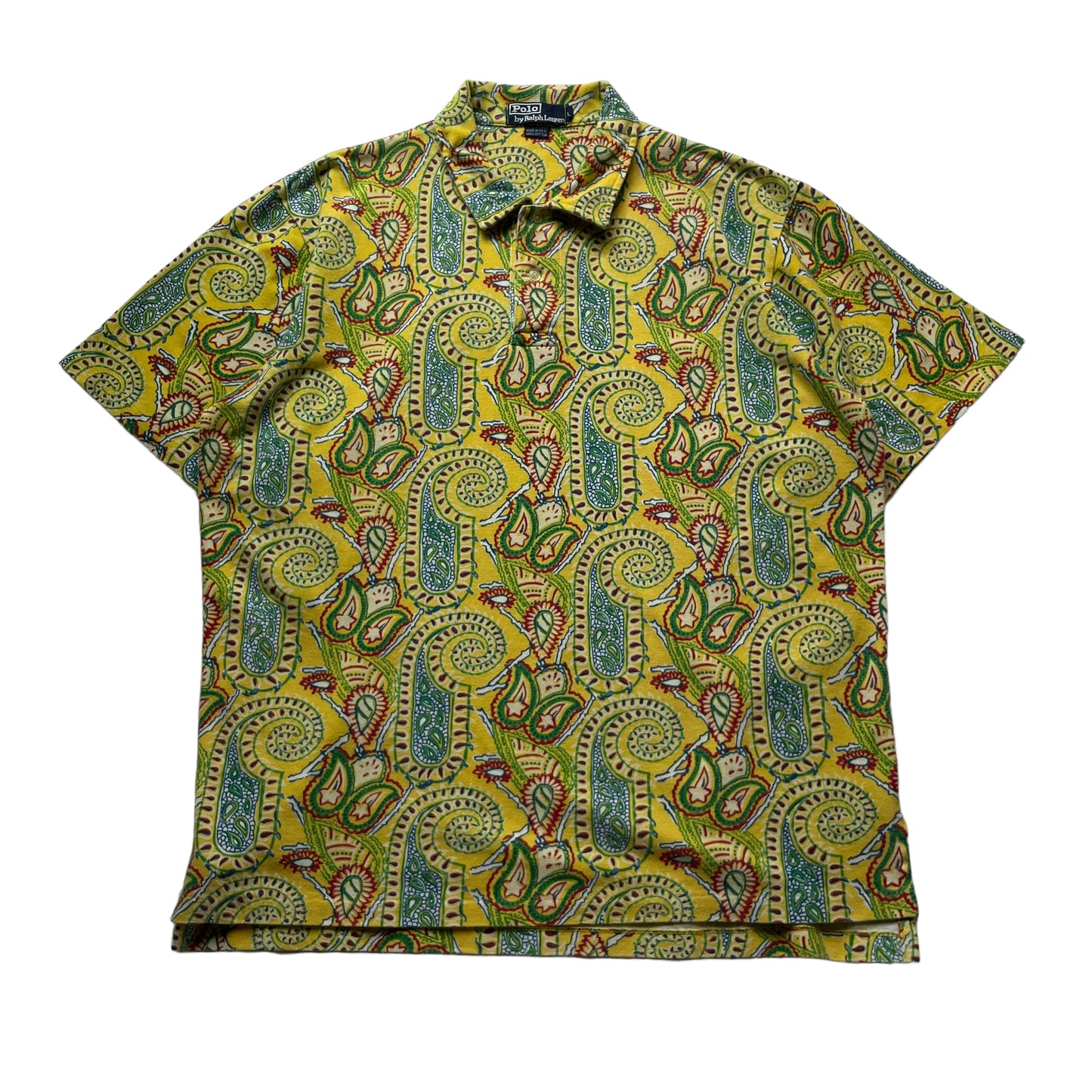 Polo by Ralph Lauren S/SL Paisley Polo Shirt/Made in USA