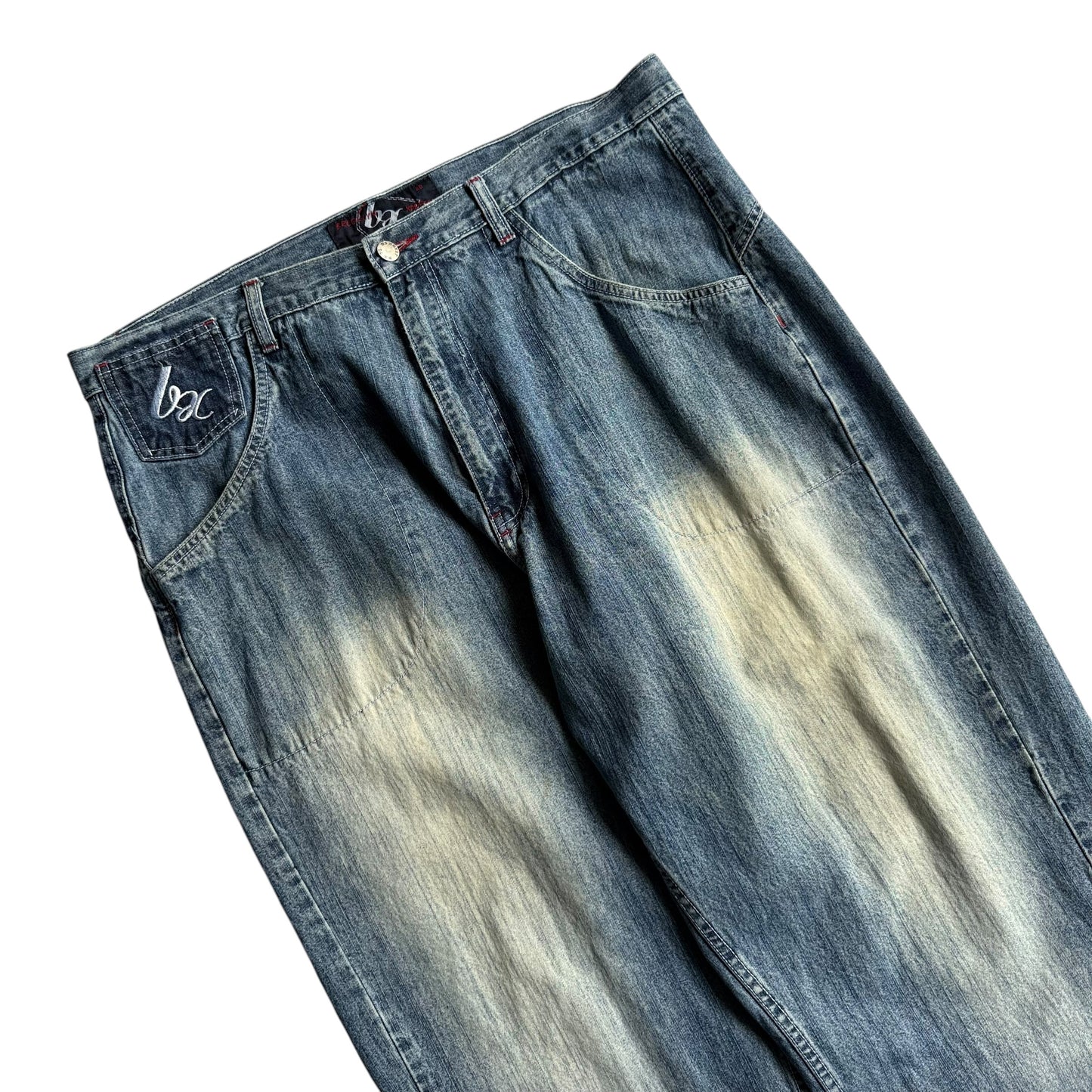 【USED】BROOKLYN EXPRESS WASHED BAGGY JEANS