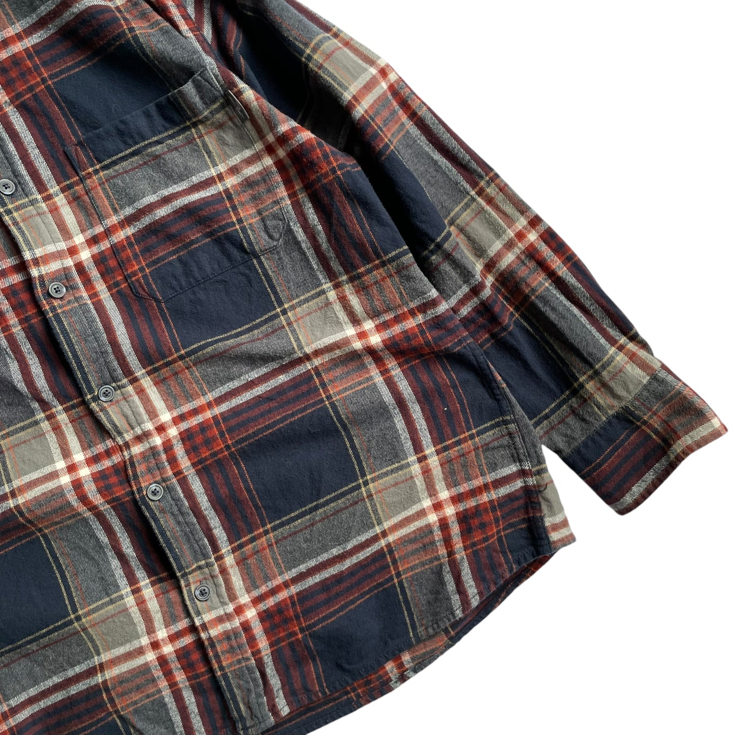 Eddie Bauer Cotton Check L/SL Flannel Shirt