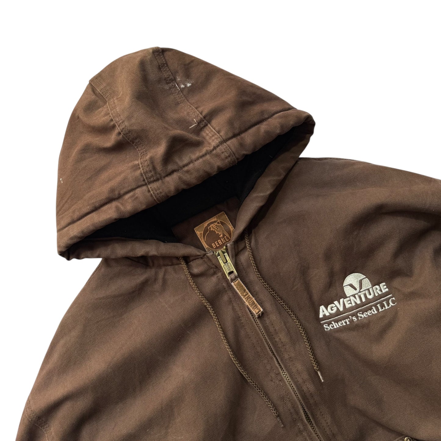 【USED】Berne Hooded Duck Canvas Jacket