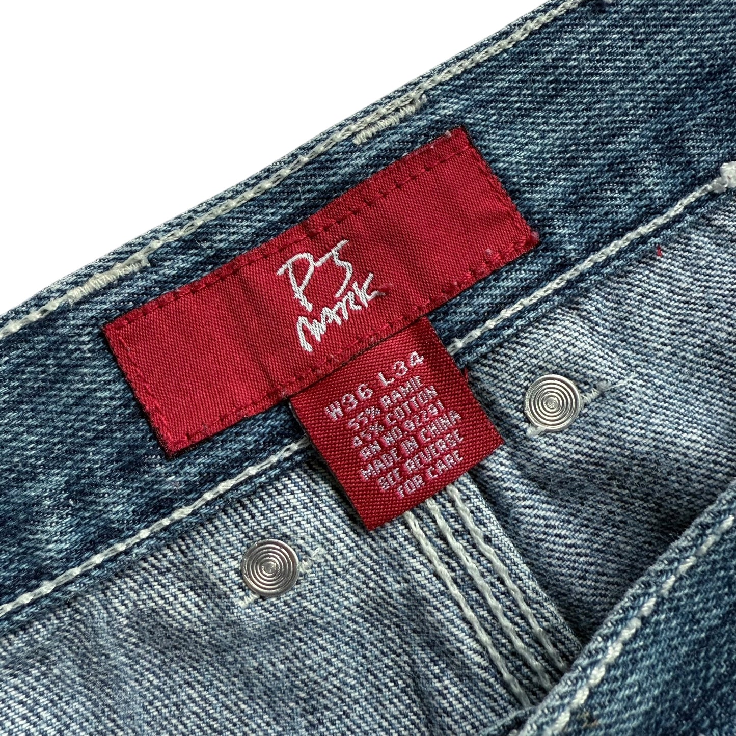 【USED】PJ Mark Washed Denim Painter Pants