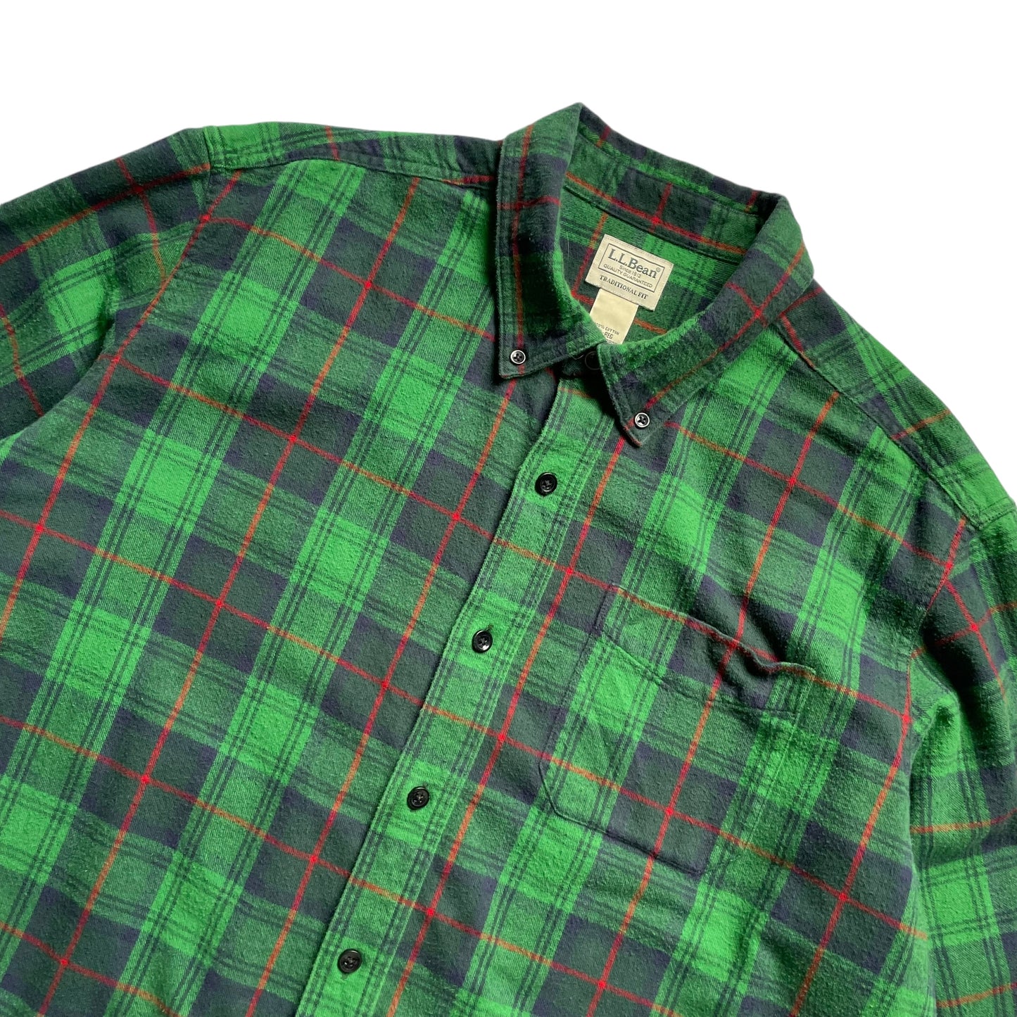 L.L. Bean Cotton Check L/SL BD Shirt