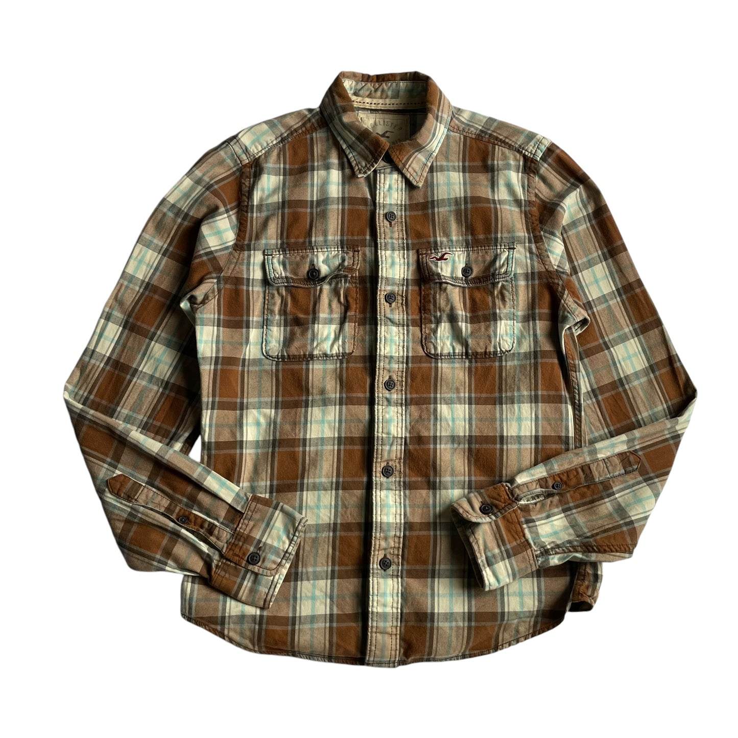 Holister Check L/SL Cotton Shirt