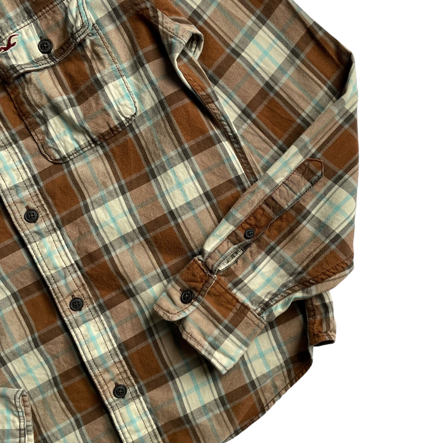 Holister Check L/SL Cotton Shirt