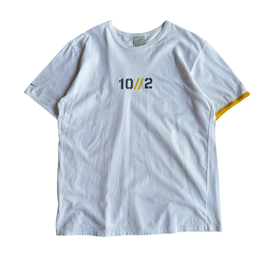 【USED】00s NIKE LIVESTRONG 10//2 S/SL TEE 半袖Tシャツ Lance Armstrong XLサイズ