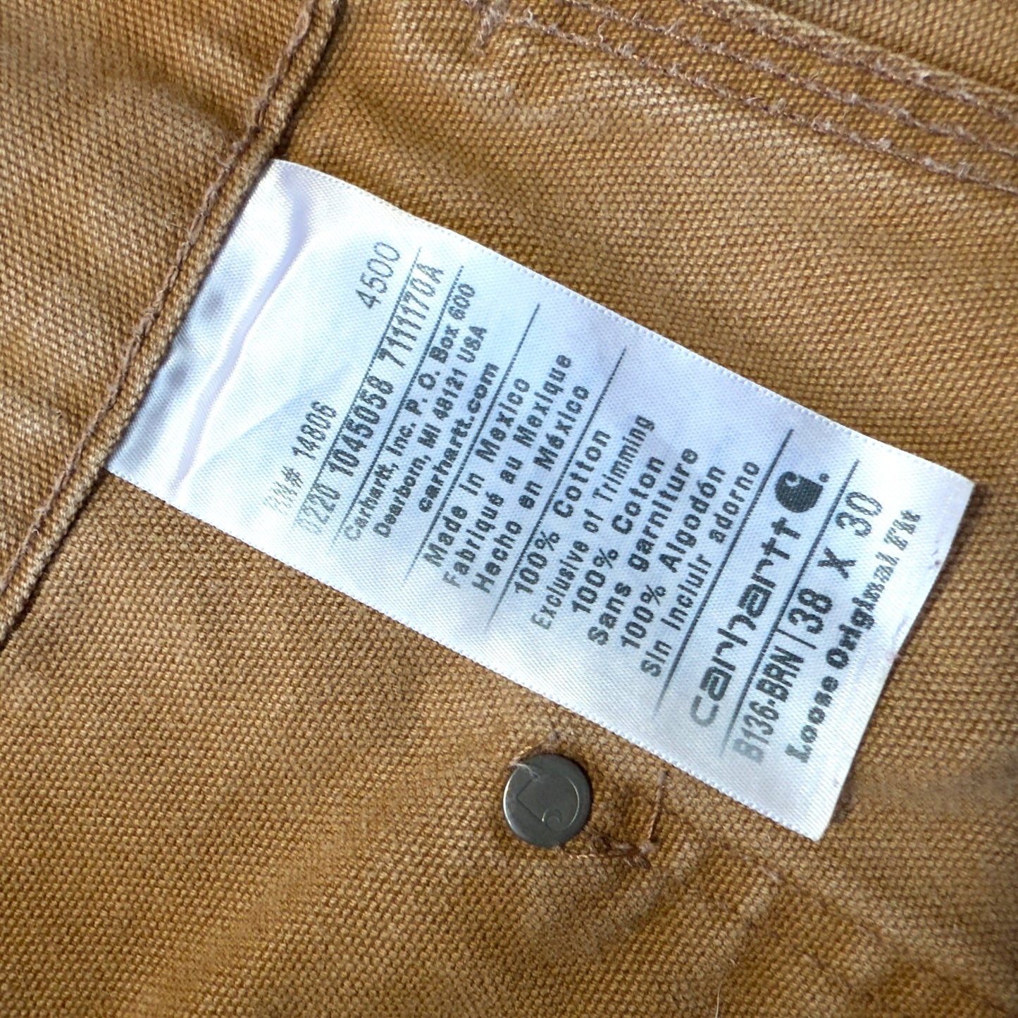 【USED】Carhartt Double Knee Duck Painter Pants