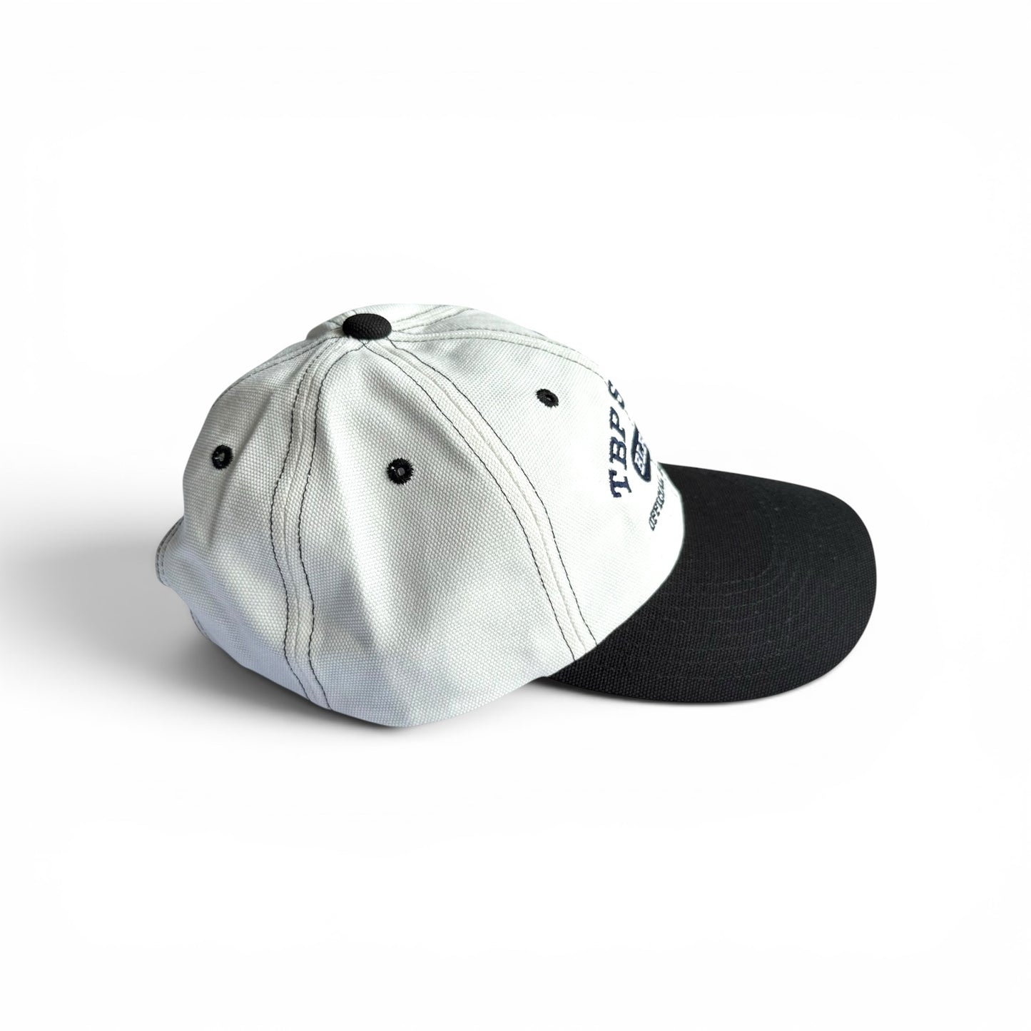 The Blueprint™︎ Leather Strap Canvas Baseball Cap