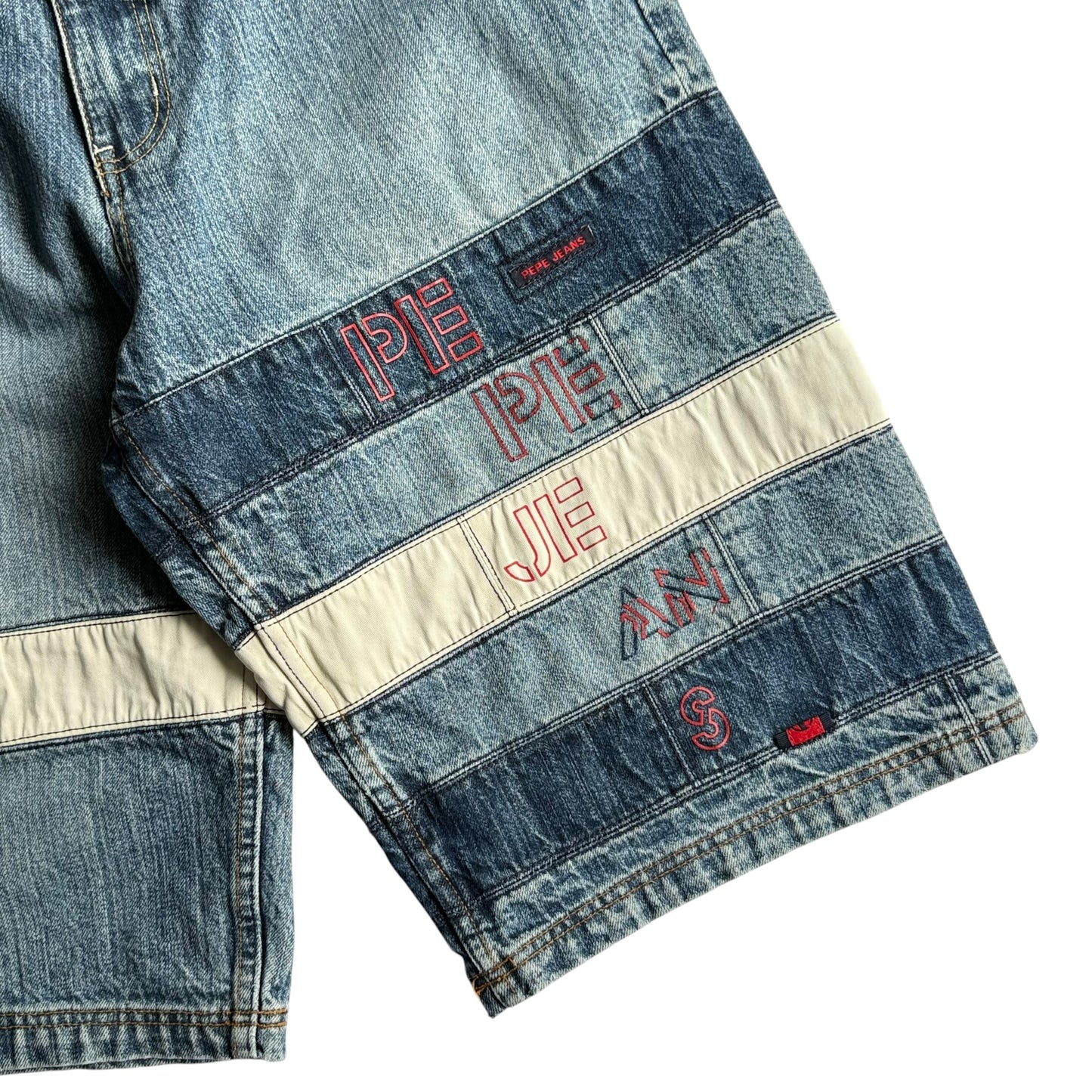 【USED】Pepe Jeans London Baggy Denim Shorts ぺぺジーンズ デニムショーツ 34inch