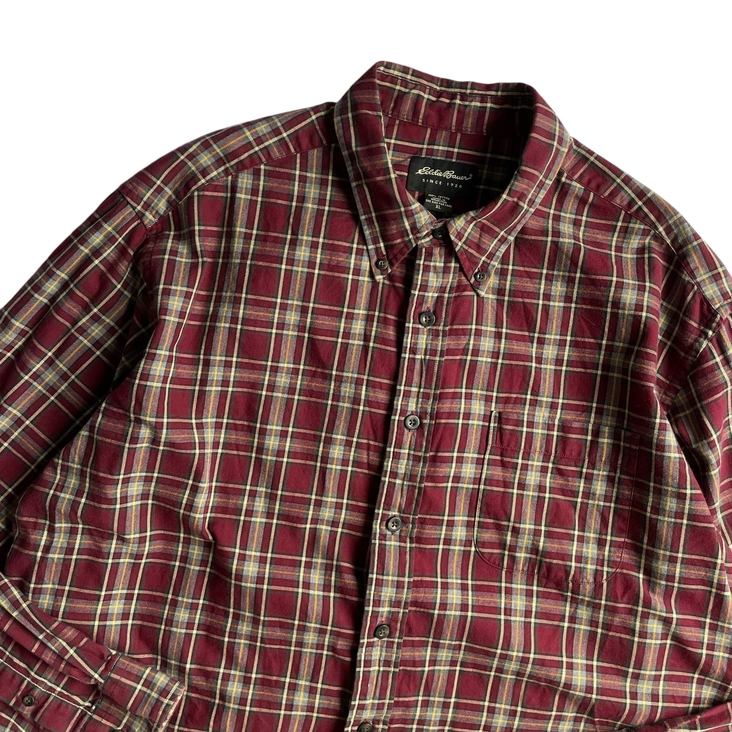 Eddie Bauer Cotton Check L/SL BD Shirt