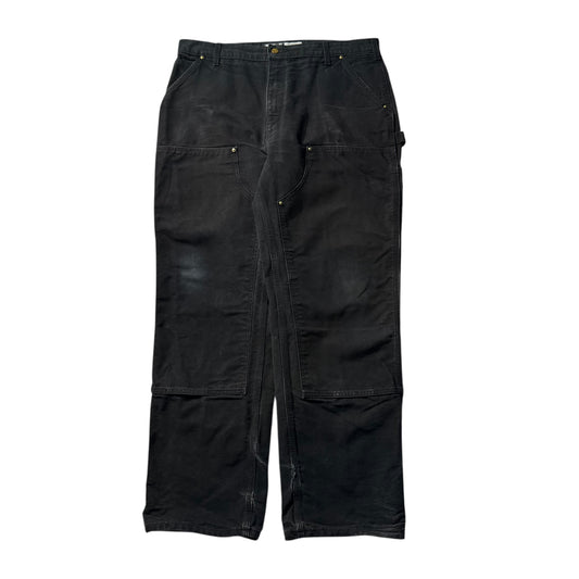 【USED】Carhartt Double Knee Duck Painter Pants Black Made in USA