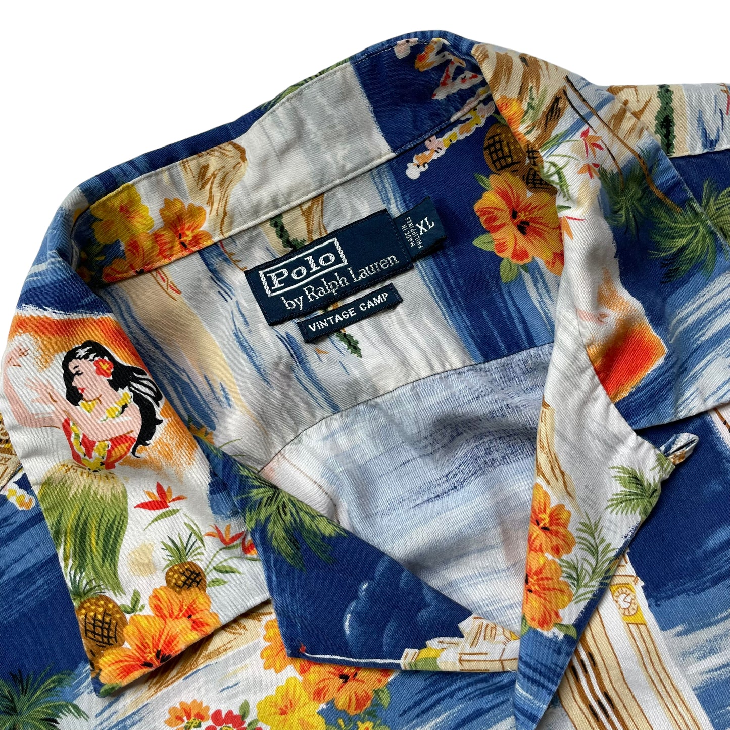 Polo by Ralph Lauren Open Collar Shirt "Vintage Camp”