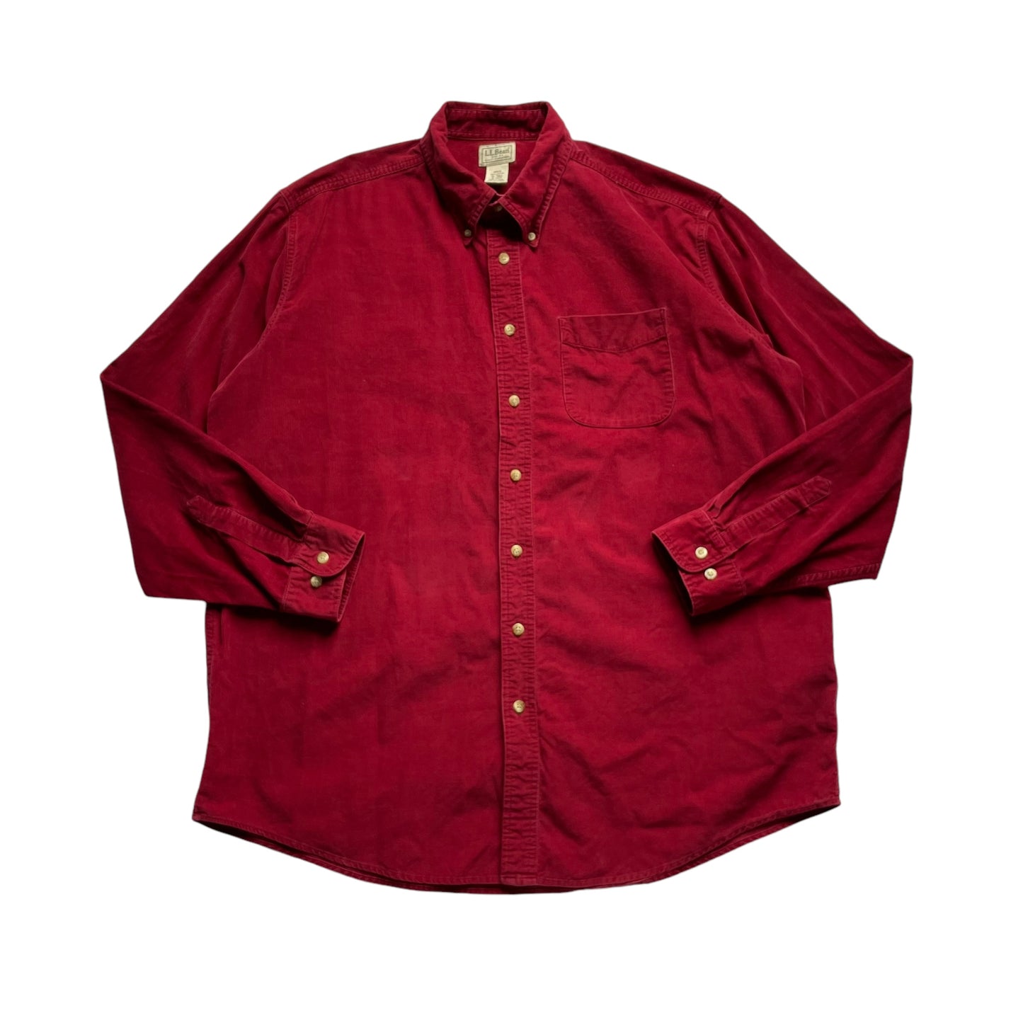 L.L. Bean L/SL Corduroy BD Shirt