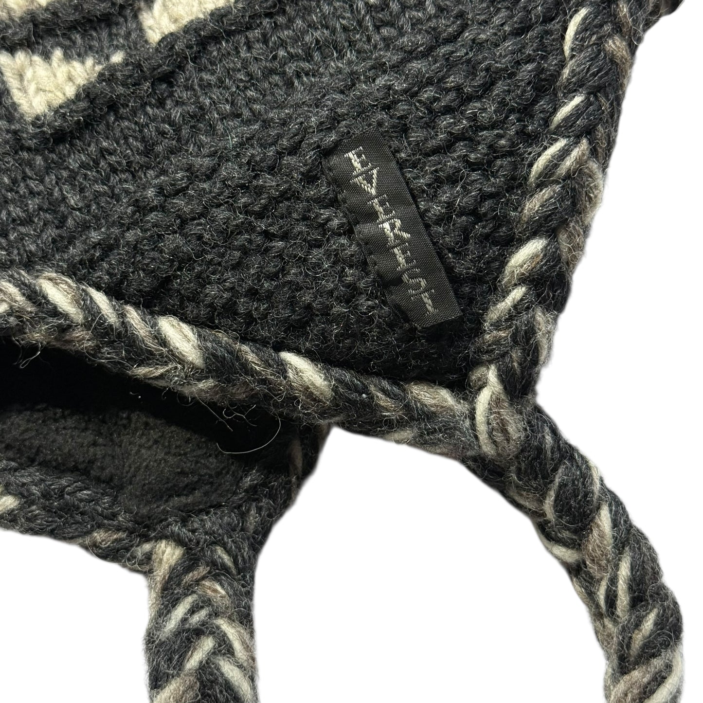 【USED】Everest Designs Ear Flap Hand Knit Sherpa Hat