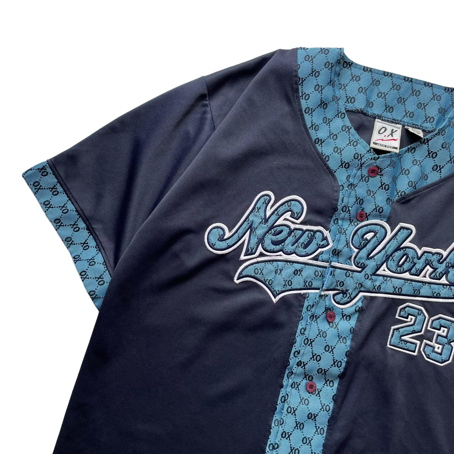 O.S JACKPOT Monogram Baseball Jersey "Newyork"