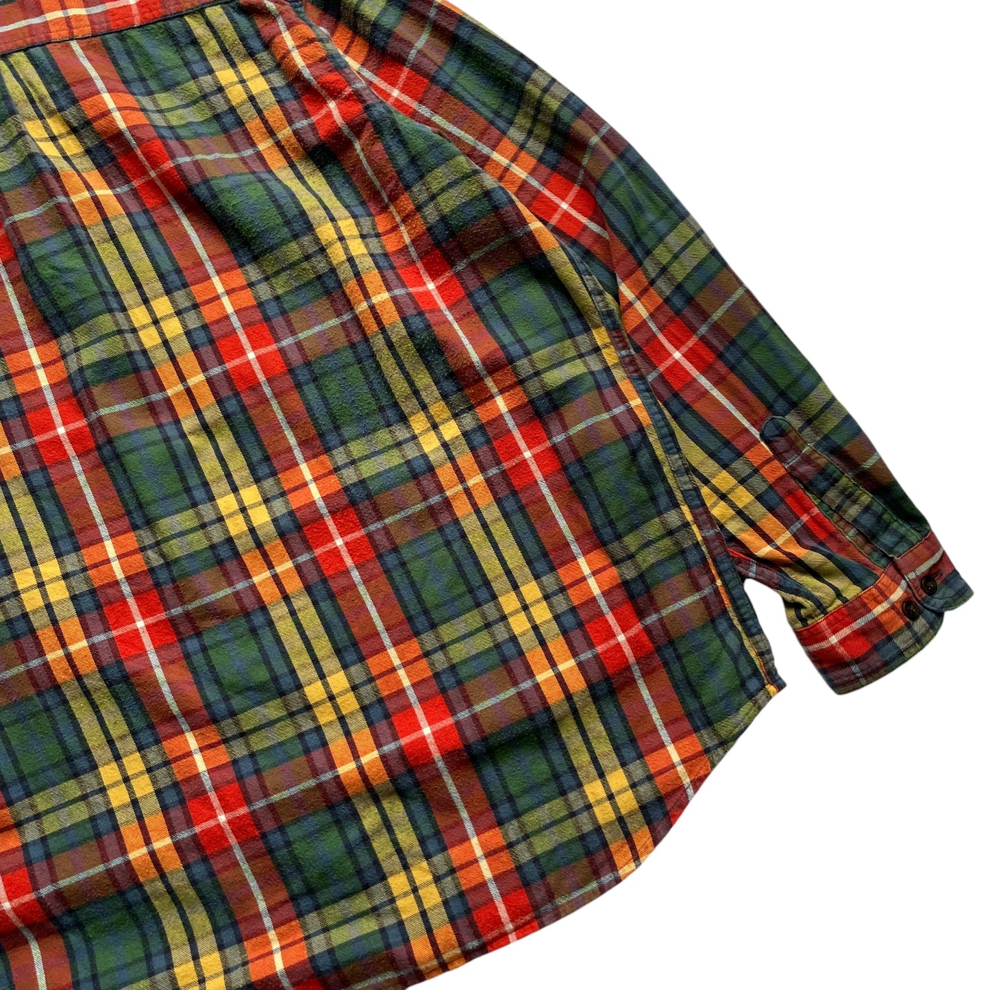 L.L. Bean Multicolor Check L/SL Cotton BD Shirt