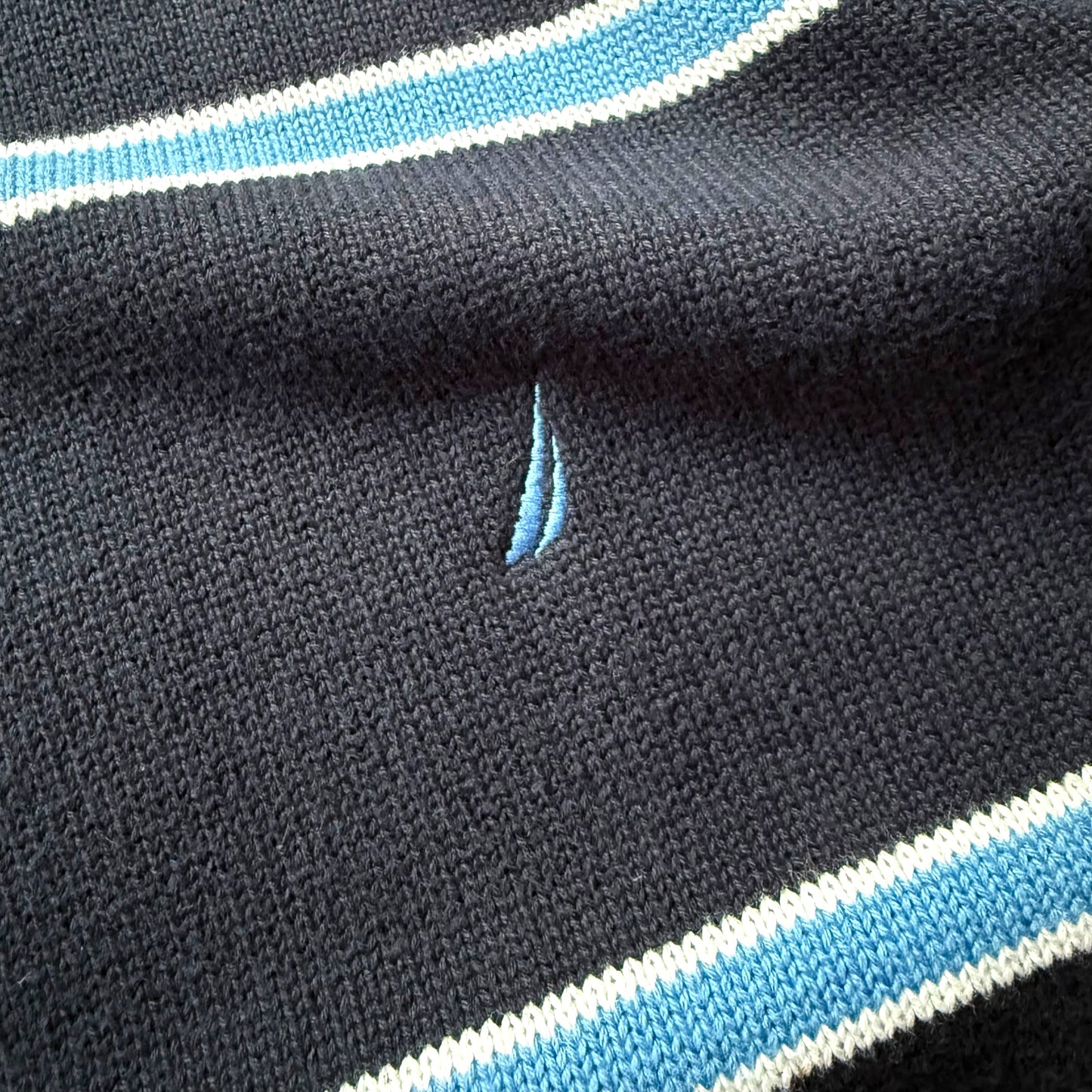【USED】Nautica Stripe Cotton Sweater
