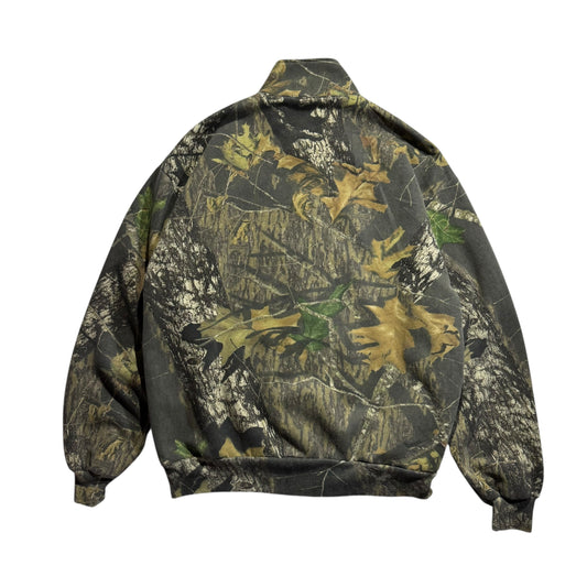 【USED】Jerzees Realtree Half Zip Sweat