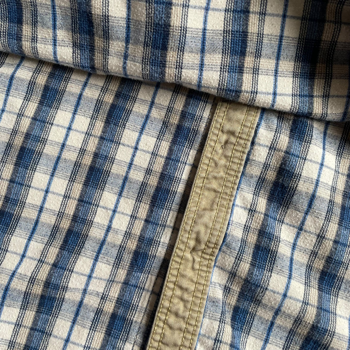 L.L. Bean Lining Check Cotton L/SL Shirt