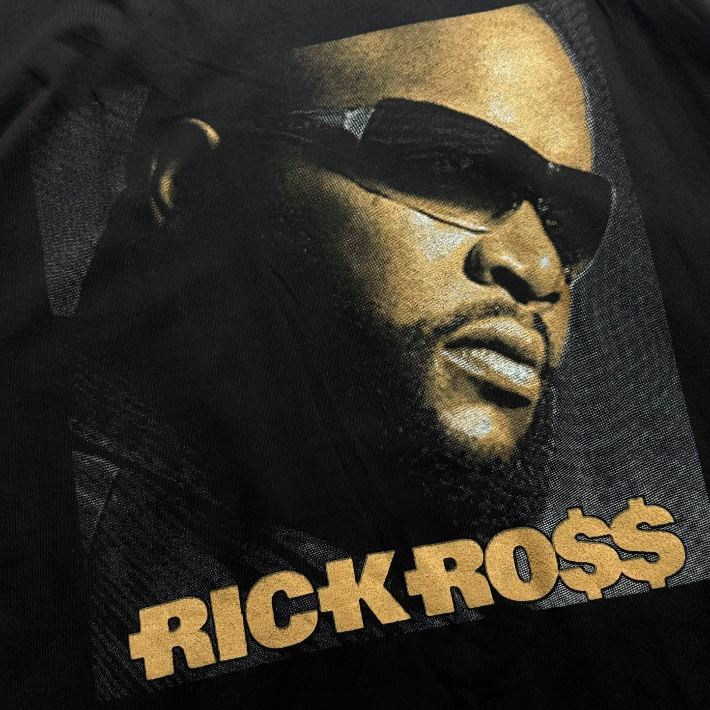 【USED】Rick Ross S/SL Tee リックロス 半袖Tシャツ ACE LANDER 黒 XLサイズ