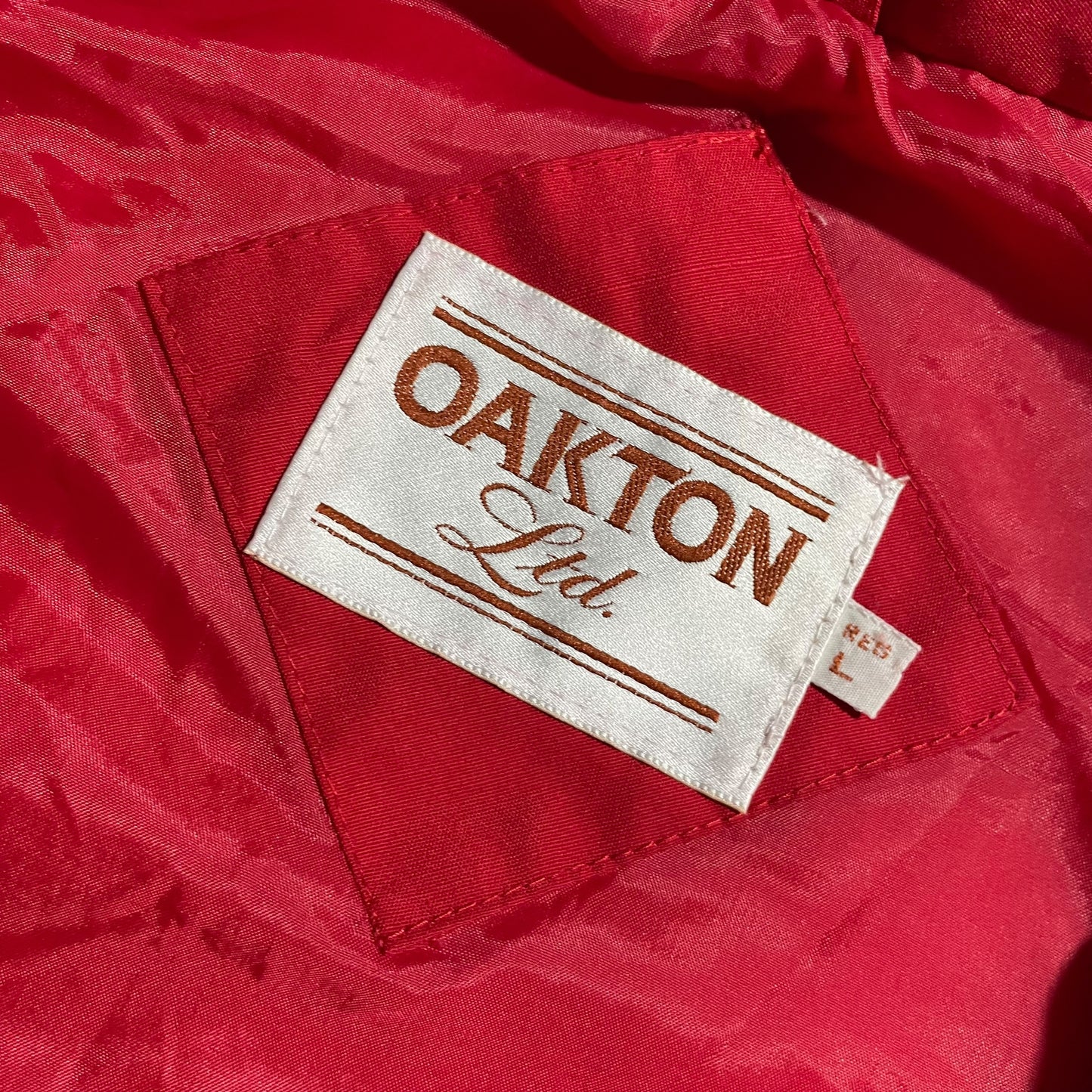 【USED】Oakton LTD Nylon Puffer Vest