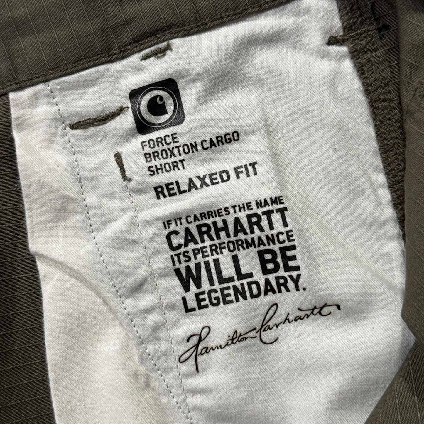 【USED】CARHARTT RIPSTOP CARGO SHORTS