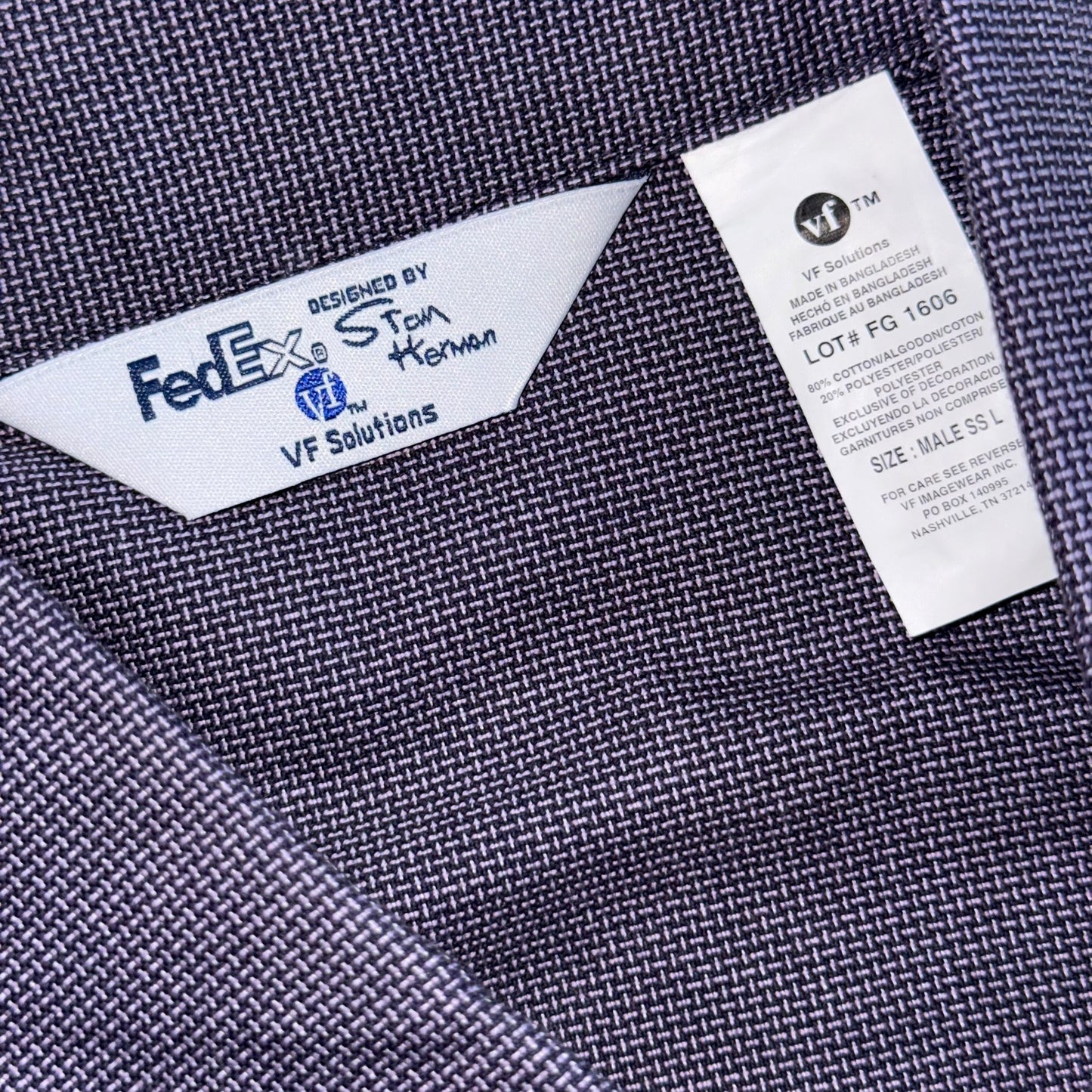 【USED】VF Solutions FedEx S/SL SHIRT