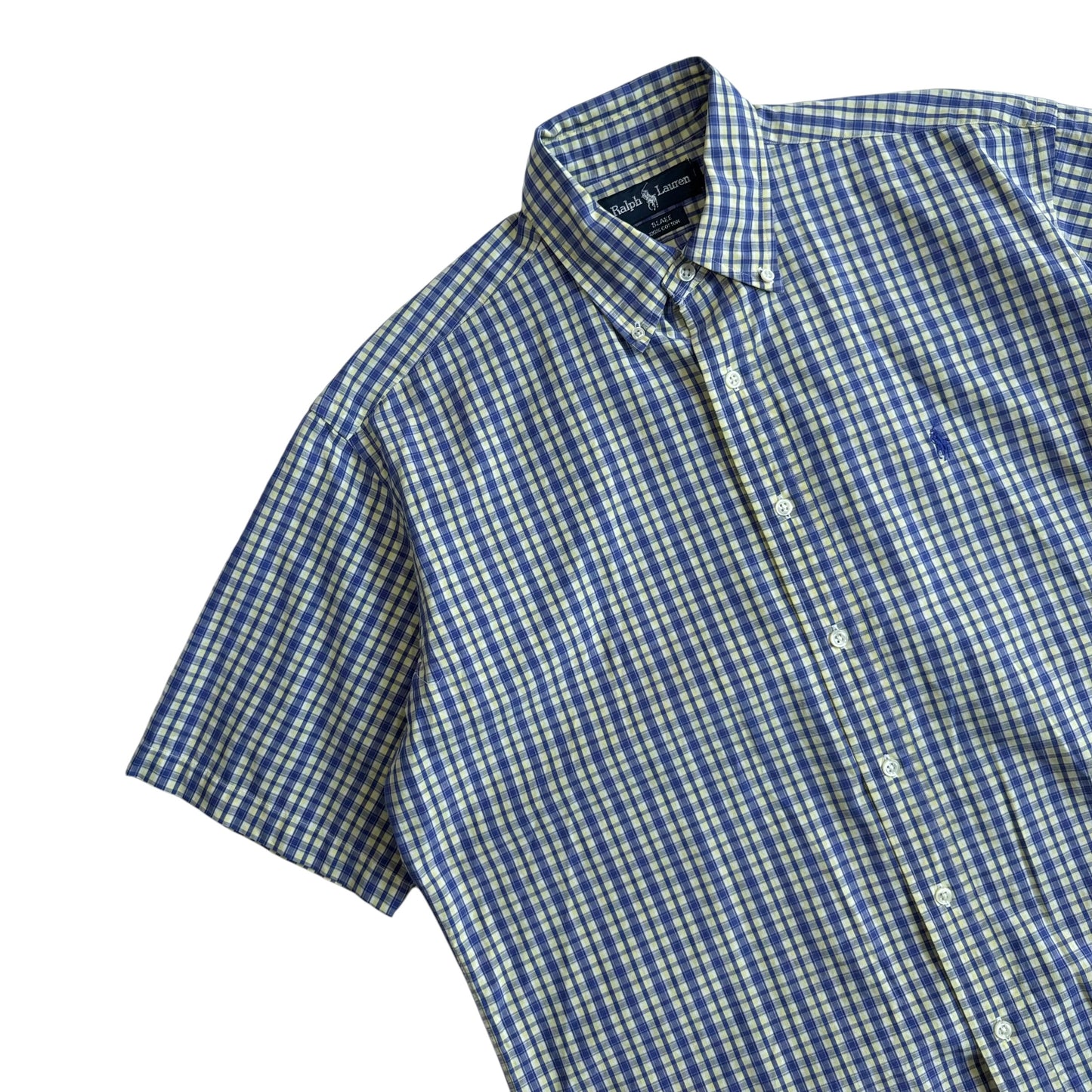【USED】RALPH LAUREN S/SL CHECK BD SHIRT