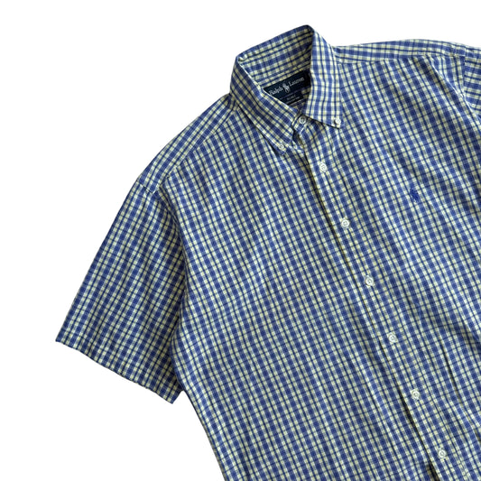 【USED】RALPH LAUREN S/SL CHECK BD SHIRT