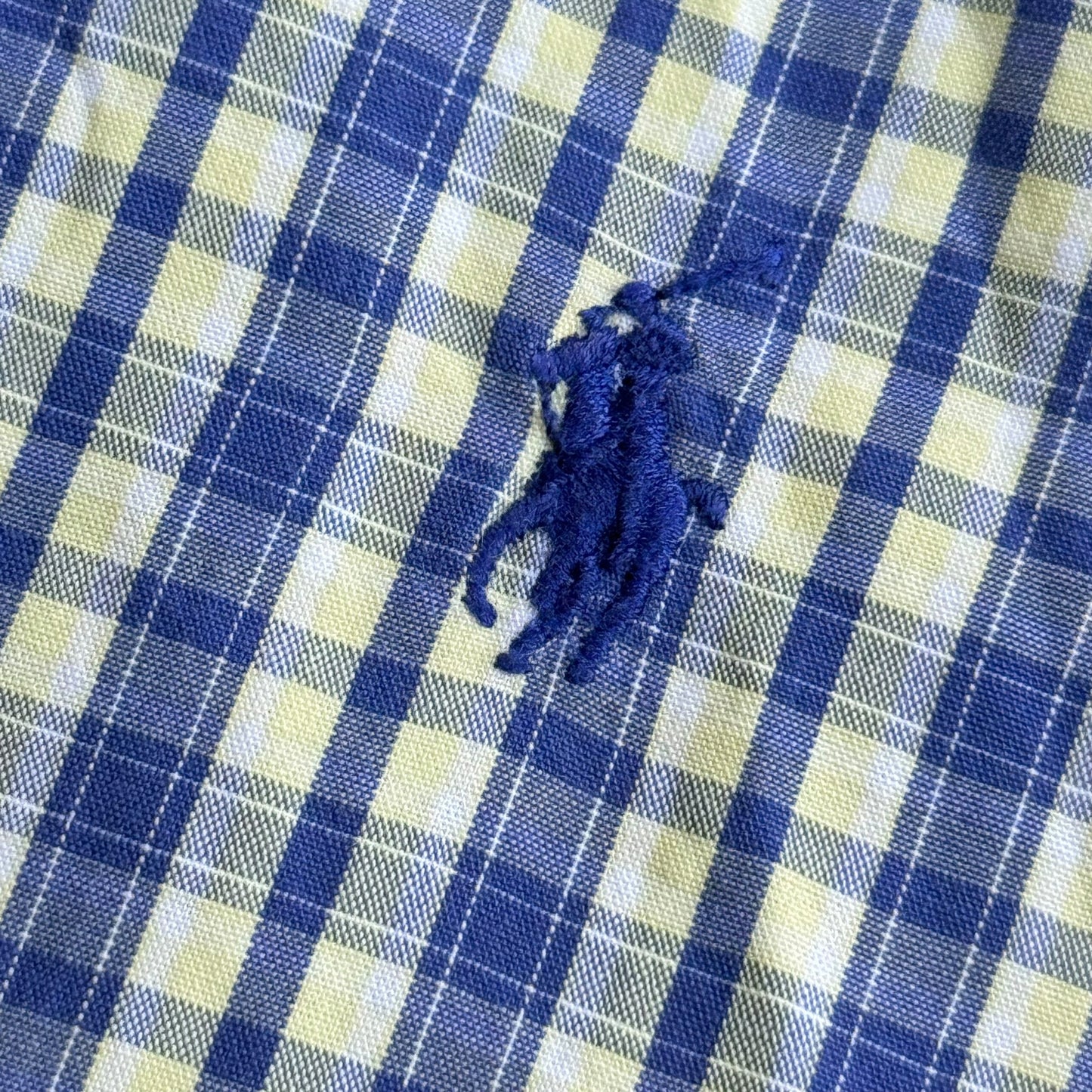 【USED】RALPH LAUREN S/SL CHECK BD SHIRT