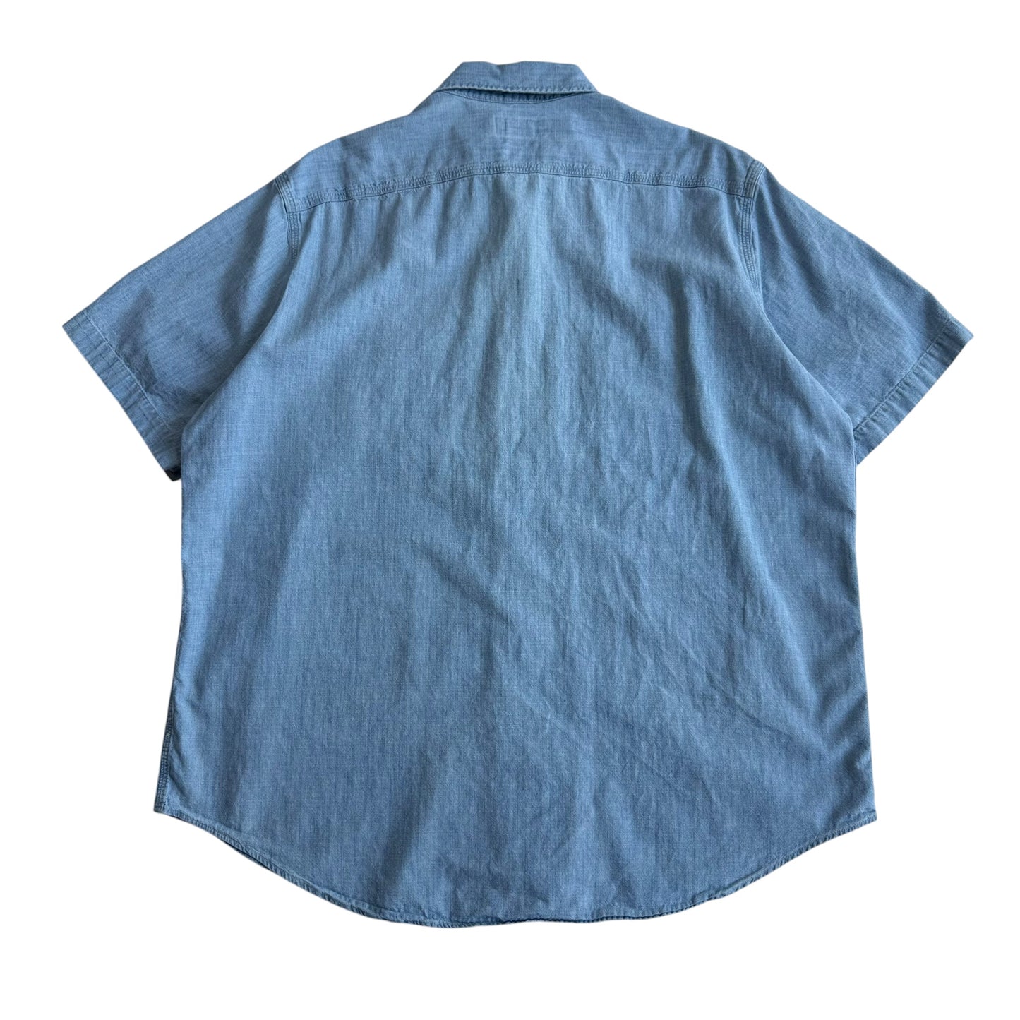 【USED】POLO RALPH LAUREN S/SL DENIM SHIRT XLサイズ