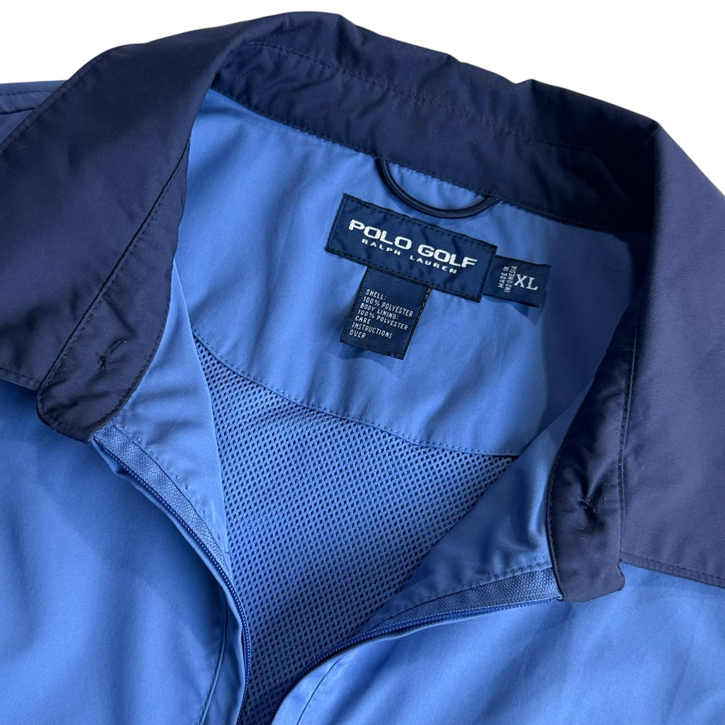 【USED】POLO GOLF HALF ZIP PO NYLON SHIRT XLサイズ
