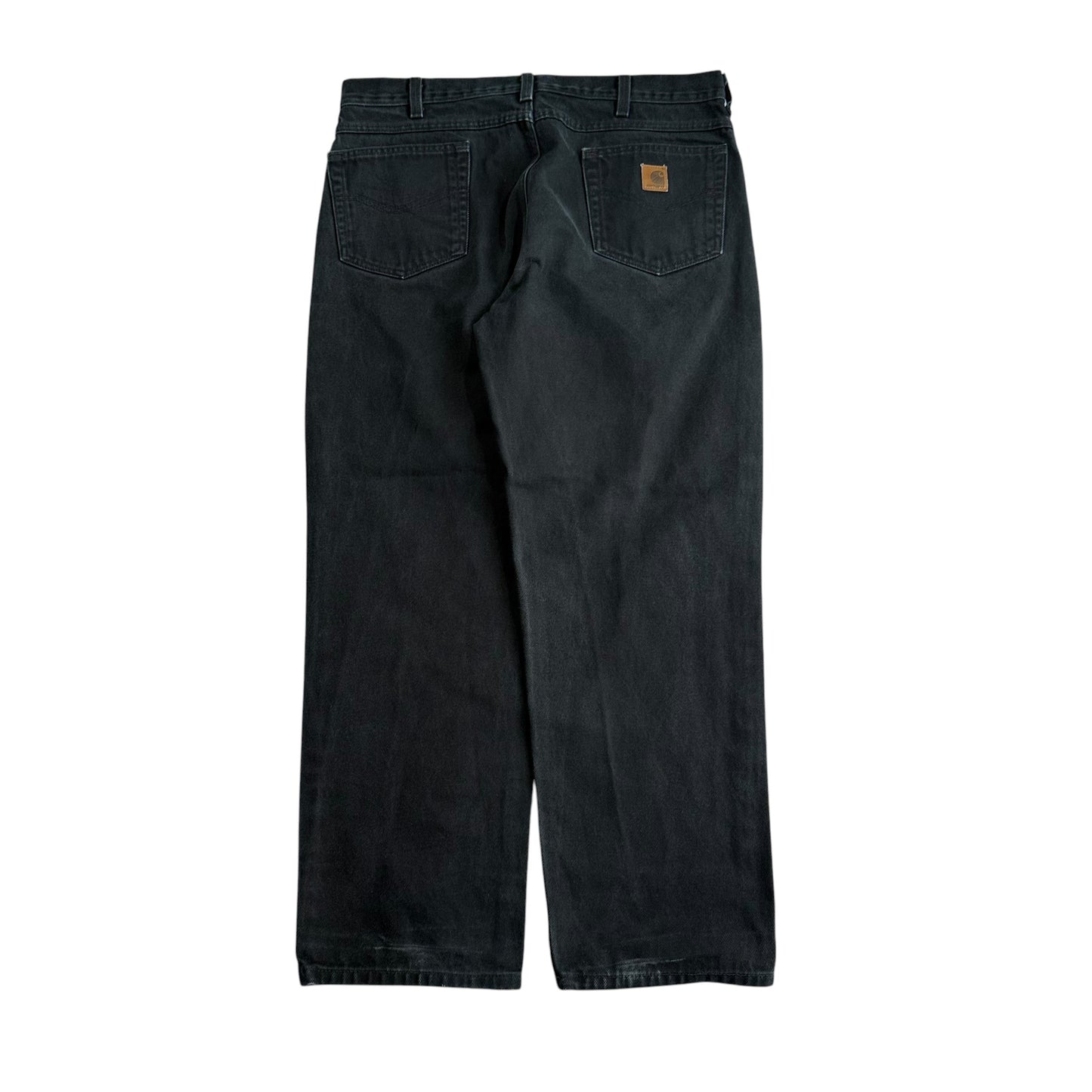 【USED】CARHARTT USA RELAXED FIT TAPARED JEANS BLK 38×30