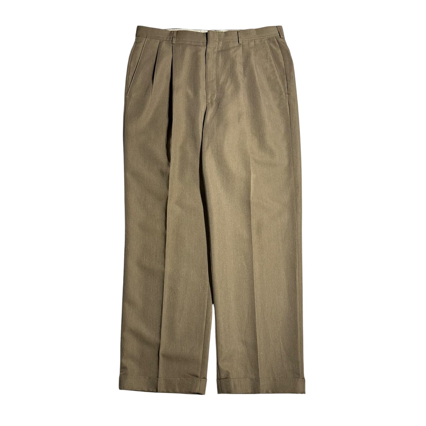【USED】HAGGAR 2TUCK SLACKS 36×31