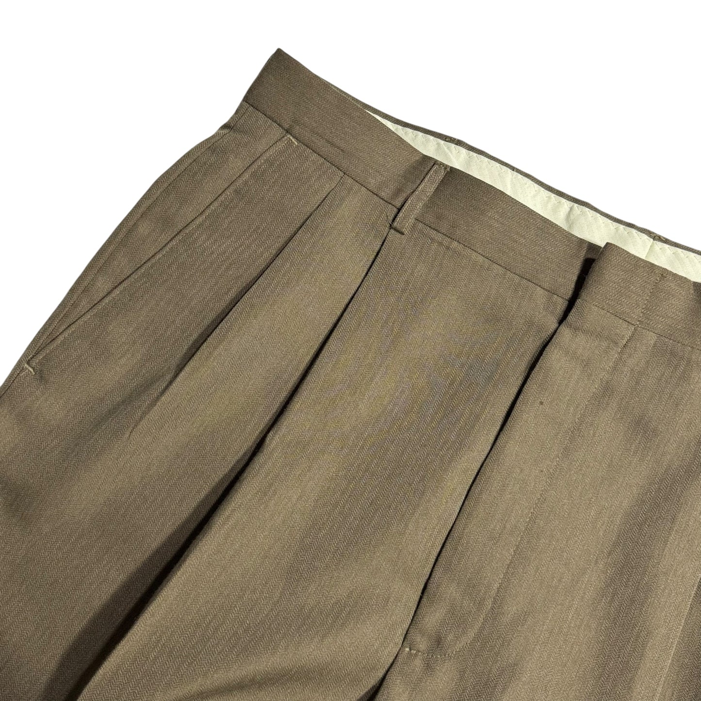 【USED】HAGGAR 2TUCK SLACKS 36×31