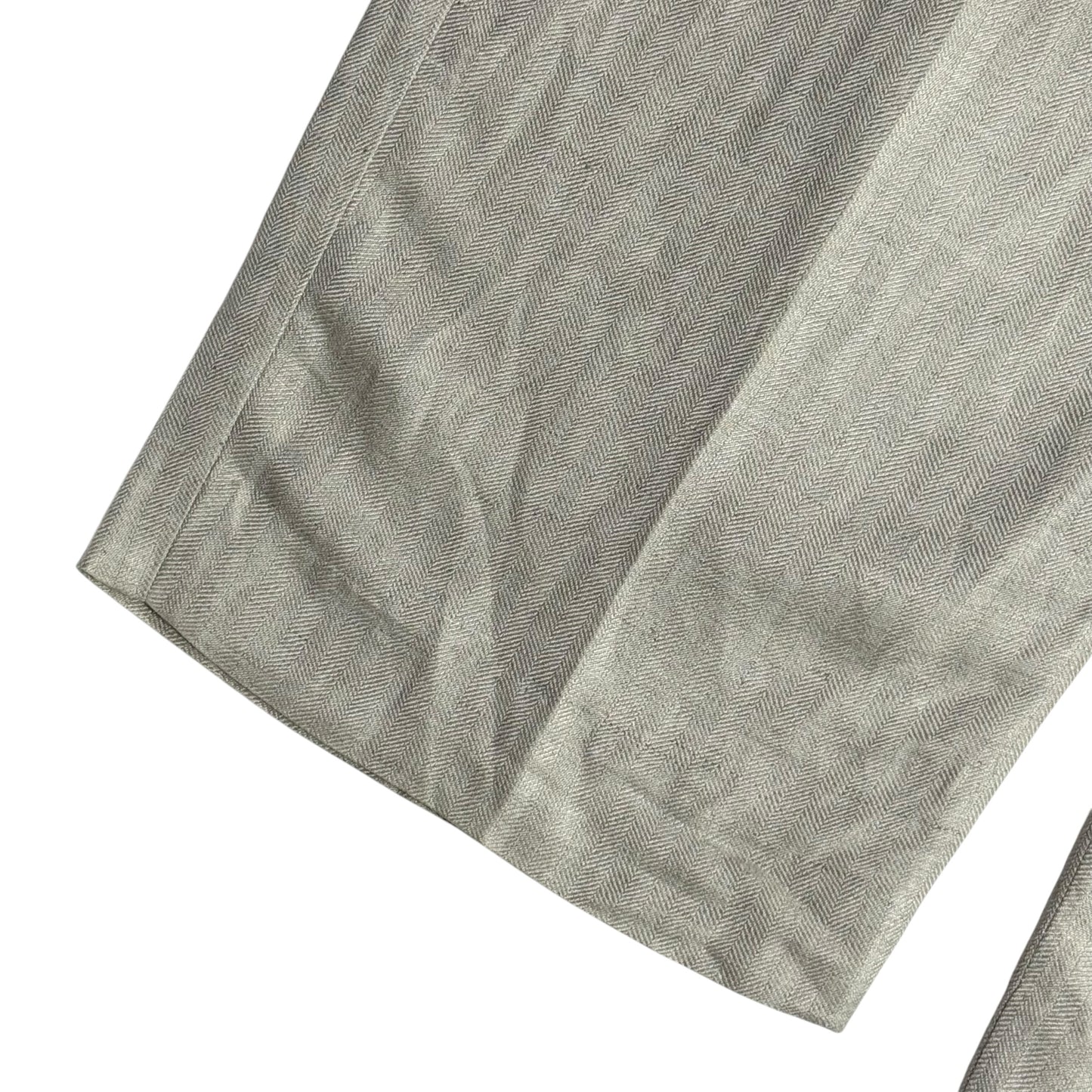 【USED】CUBAVERA 2TUCK LINEN SLACKS