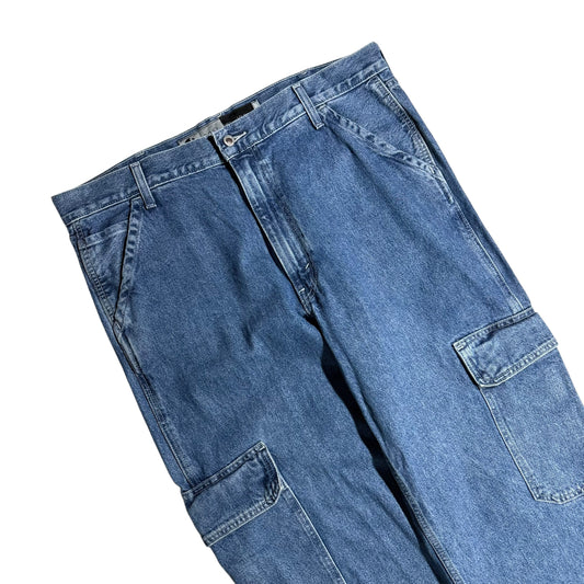 【USED】LEVI'S SILVERTAB LOOSE FIT DENIM CARGO PANT