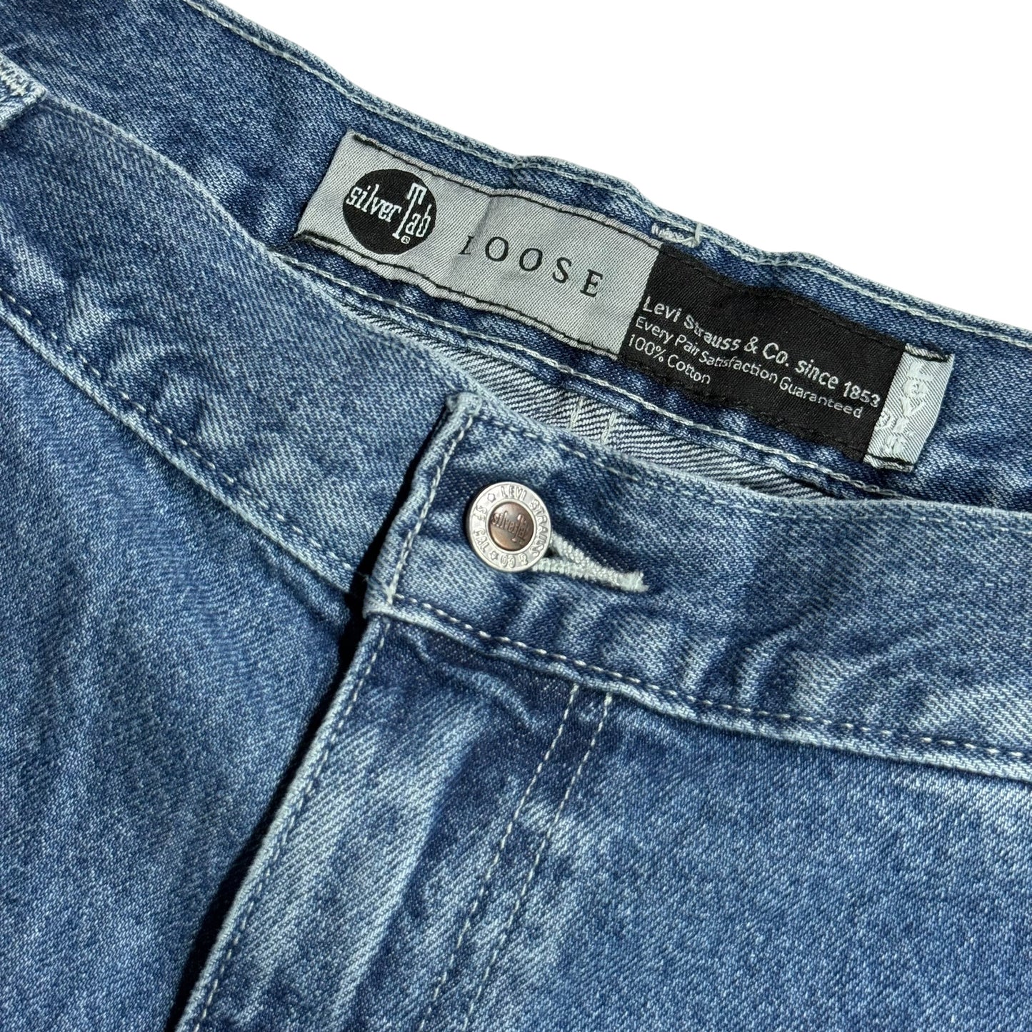 【USED】LEVI'S SILVERTAB LOOSE FIT DENIM CARGO PANT