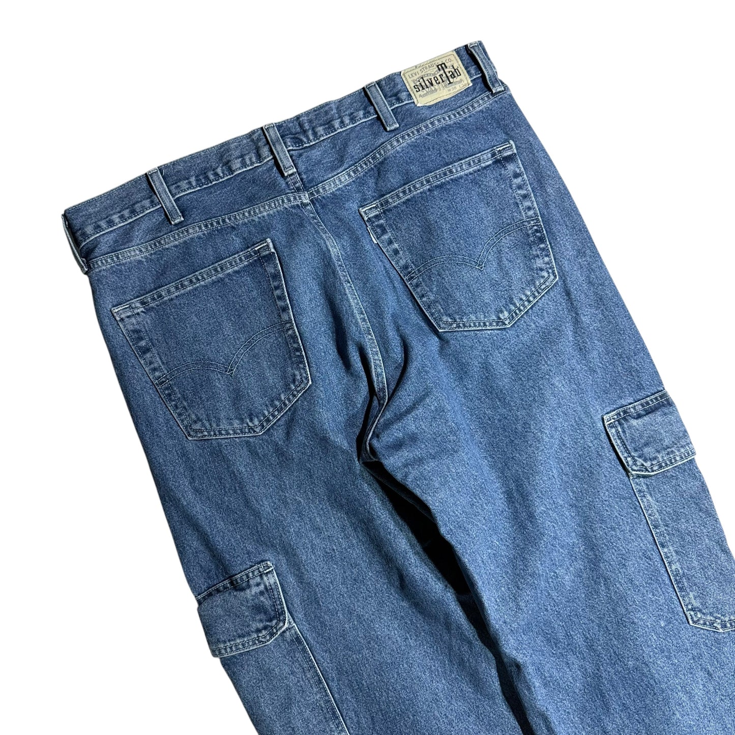 【USED】LEVI'S SILVERTAB LOOSE FIT DENIM CARGO PANT