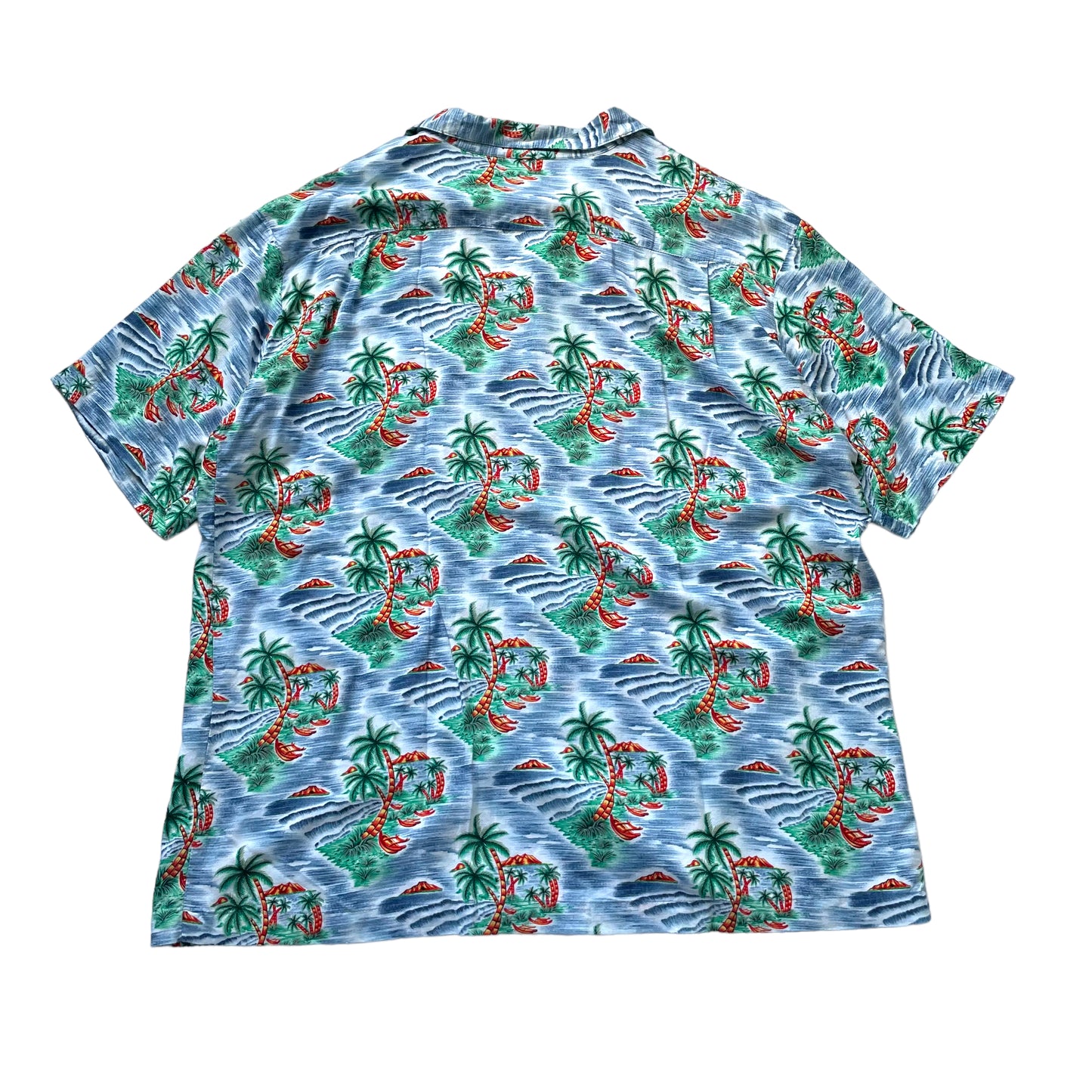 Pineapple Connection Open Collar Rayon Shirt