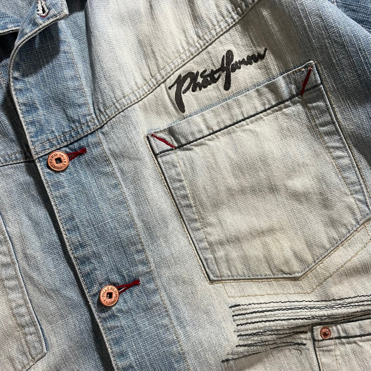 Phat Farm Washed Denim Jacket