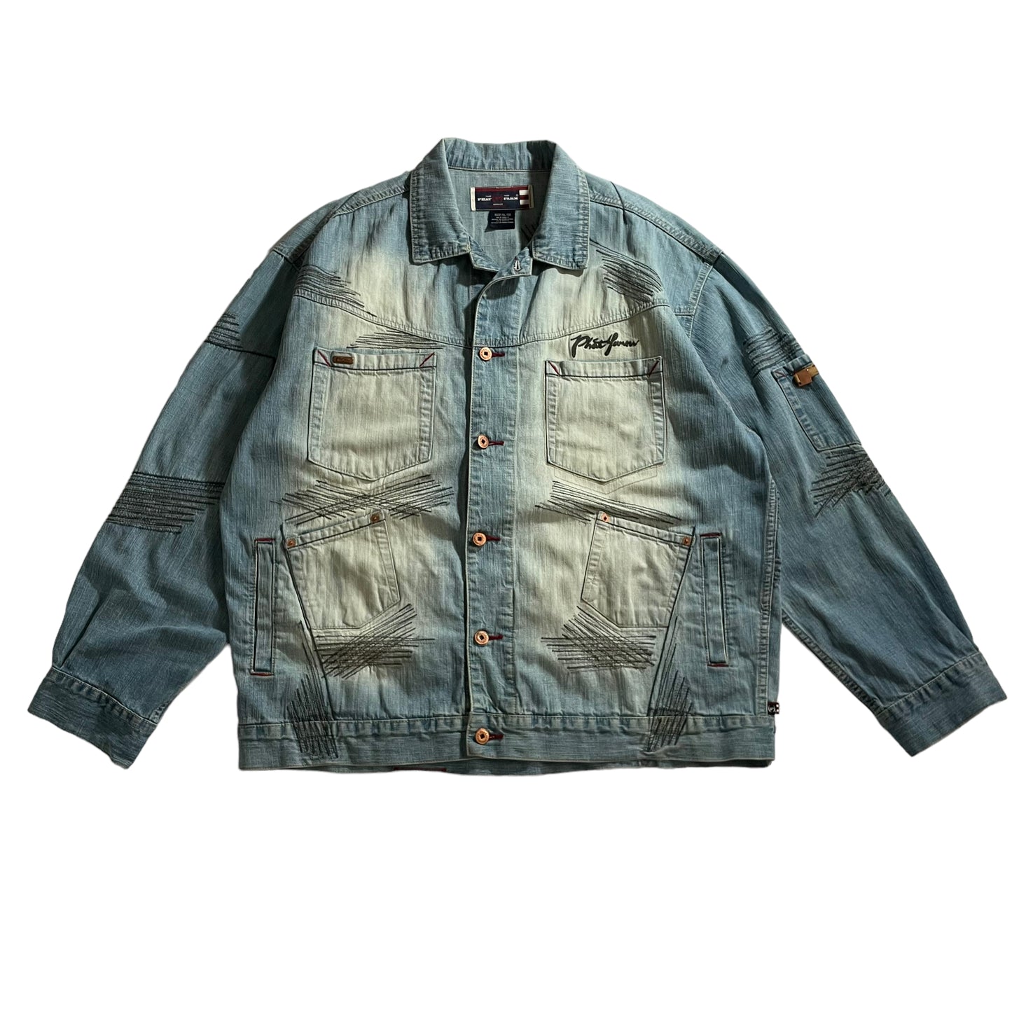 Phat Farm Washed Denim Jacket