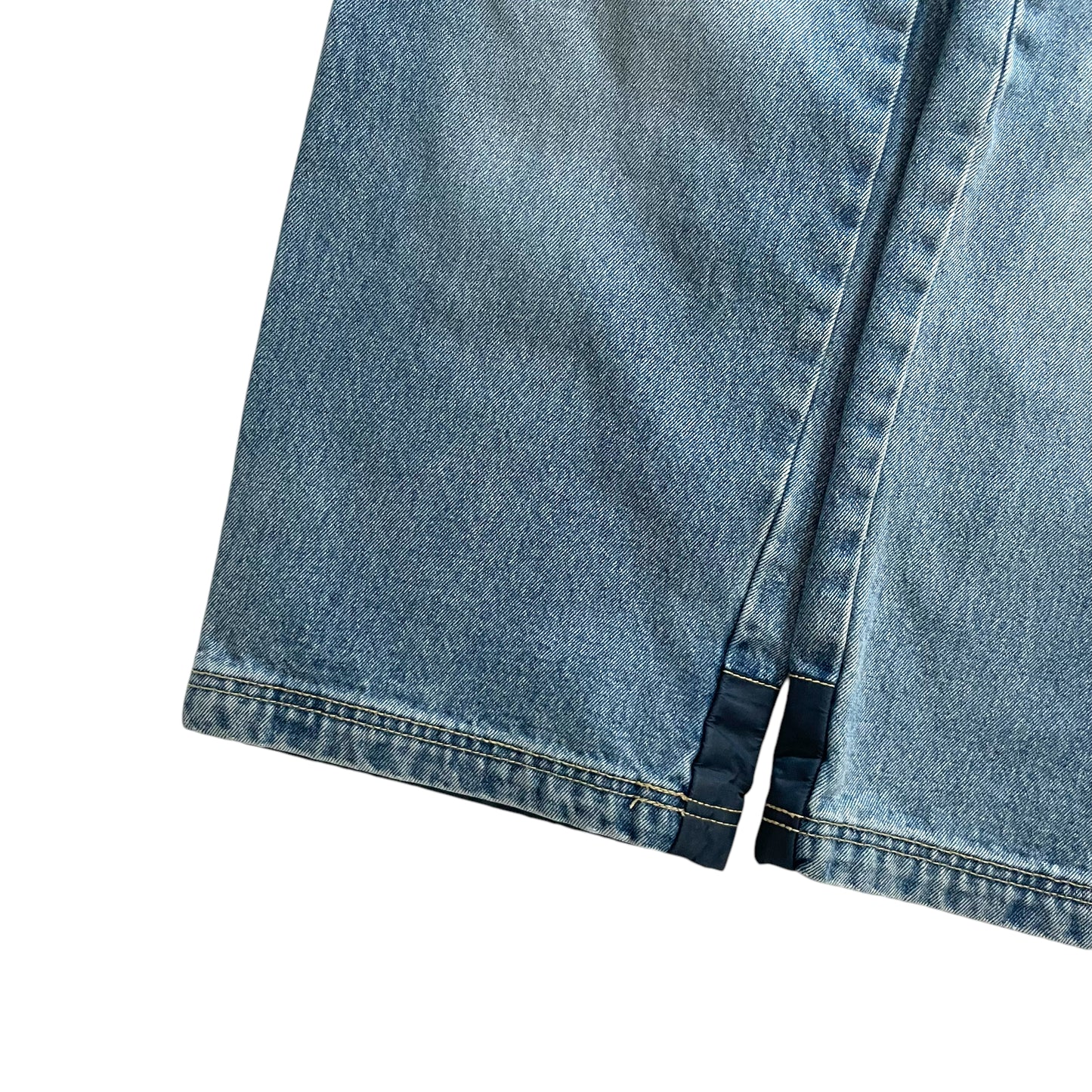 ROCAWEAR EMBROIDERED LOGO DENIM PAINTER PANTS